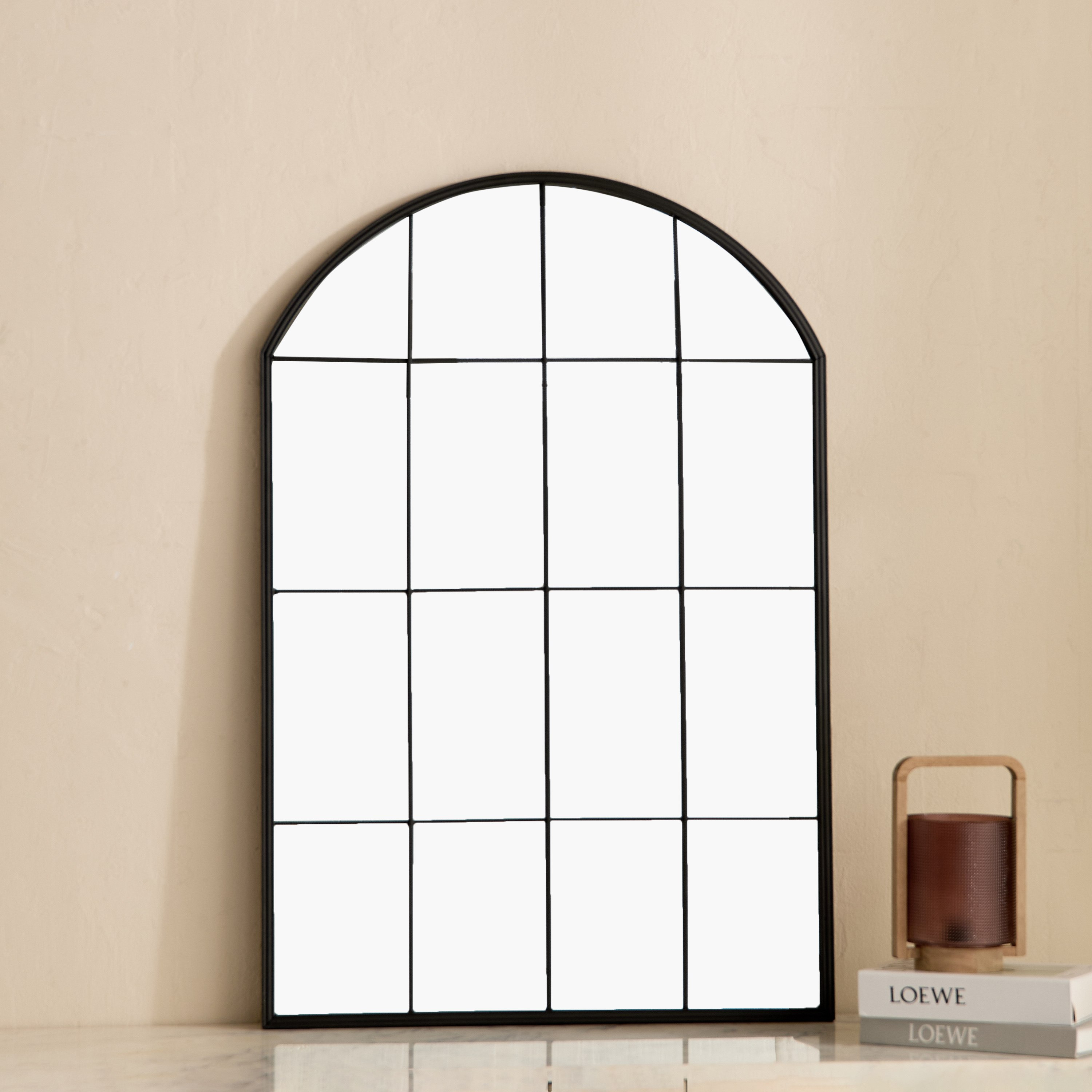 Sana-Bruce Metal Windowpane Wall Mirror - 60x90 cm-PROMO_HB_AE_B1G1_250925-image-2