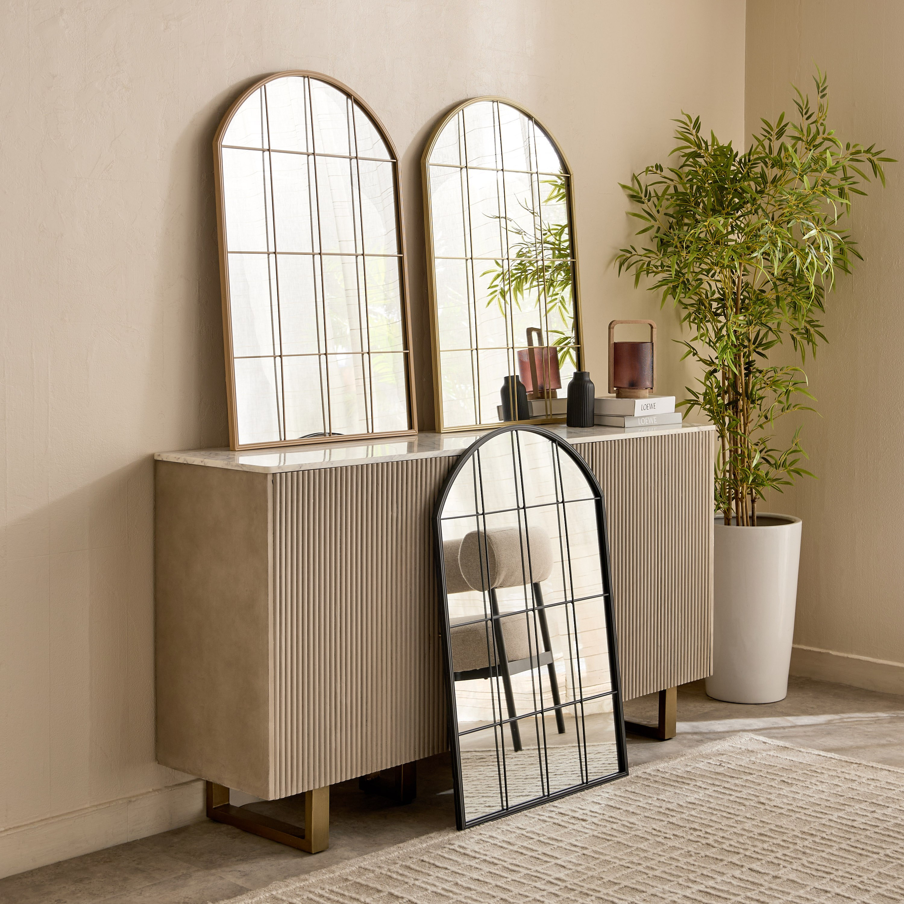 مرآة حائط نافذة معدن من سانا بروس - 60x90 سم-PROMO_HB_AE_B1G1_250925-image-4