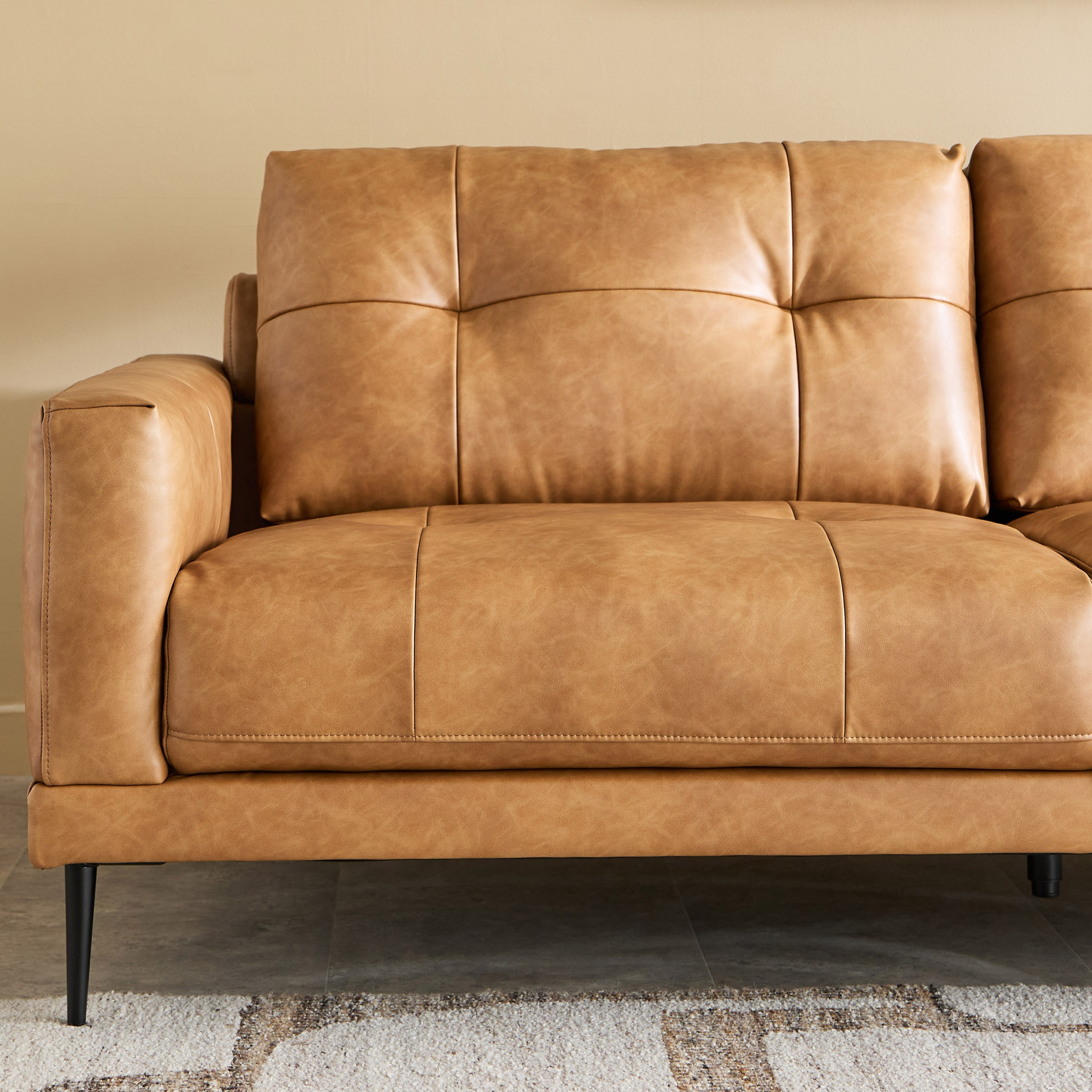 Parker 3-Seater Leather Air Fabric Sofa-hbxlivingroom-sofasandarmchairs-sofas-image-4