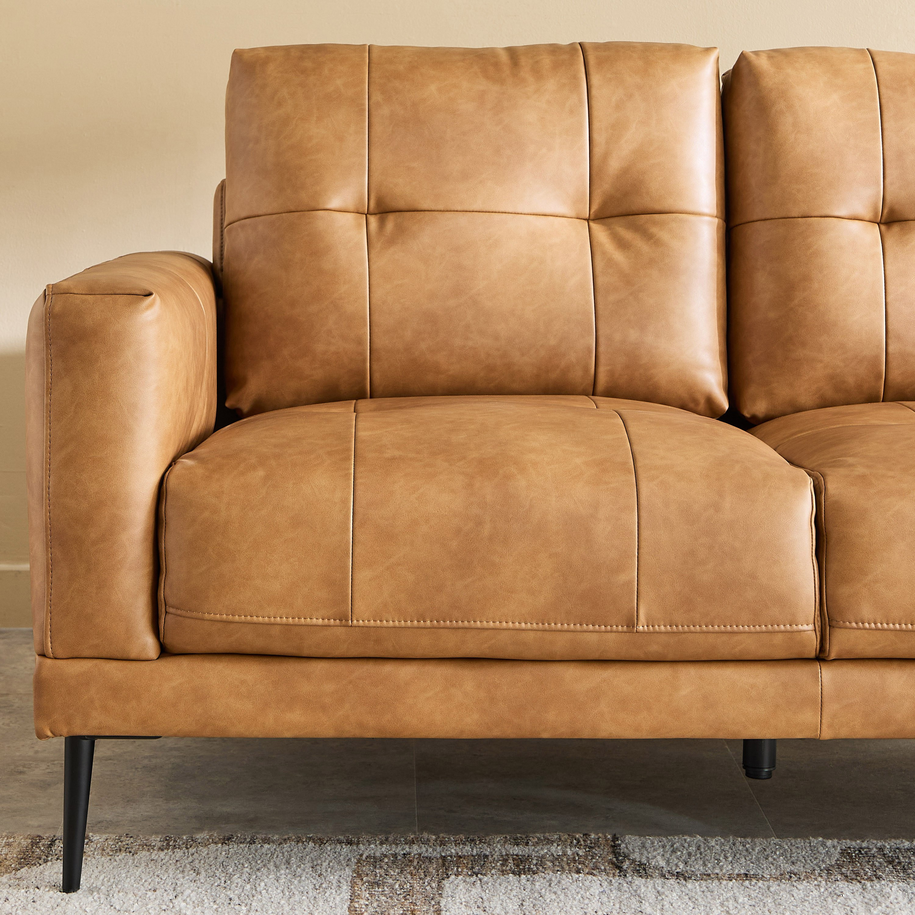 Parker 2-Seater Leather Air Fabric Sofa-hbxlivingroom-sofasandarmchairs-sofas-image-4