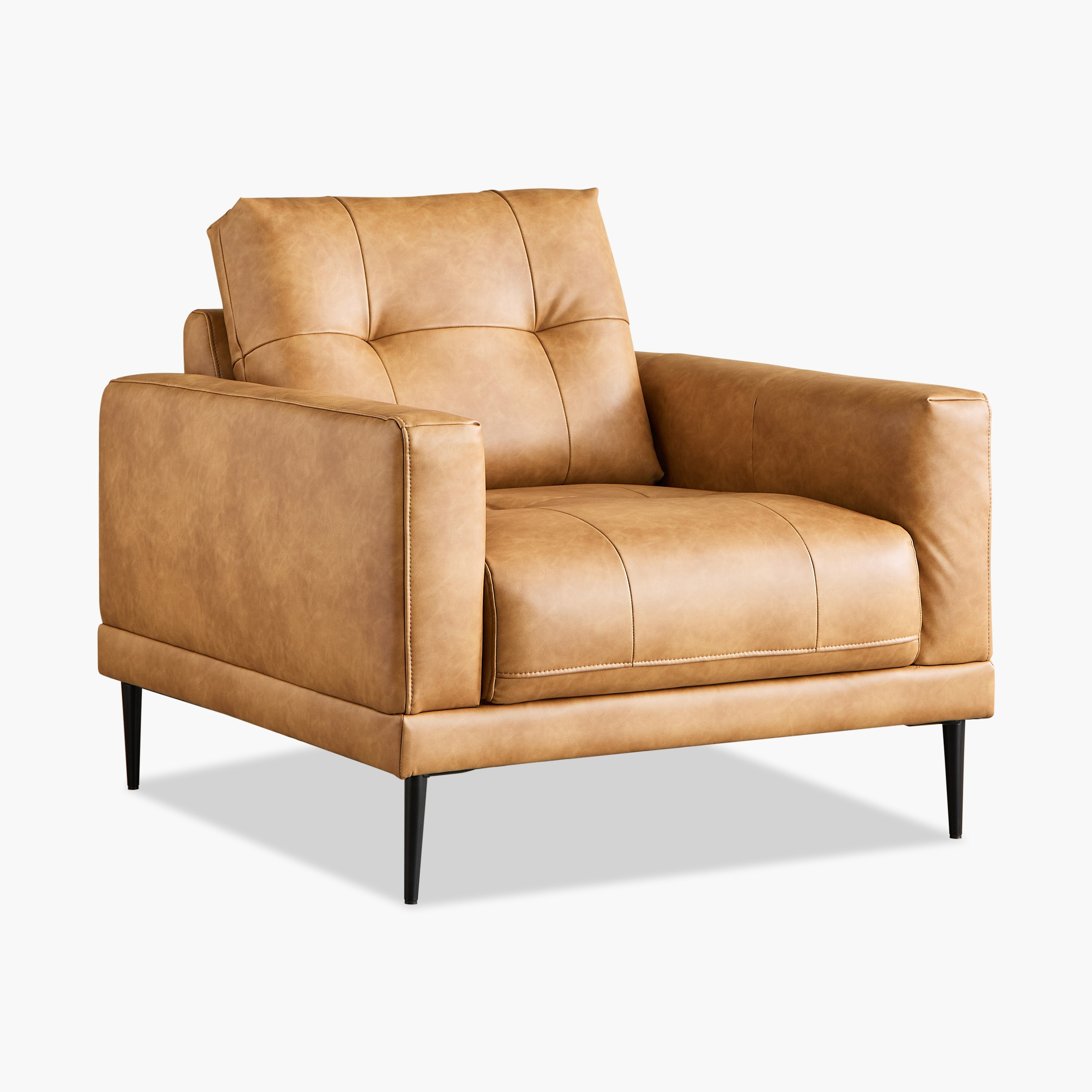 Parker Leather Air Fabric Armchair Sofa-hbxlivingroom-sofasandarmchairs-sofas-image-10