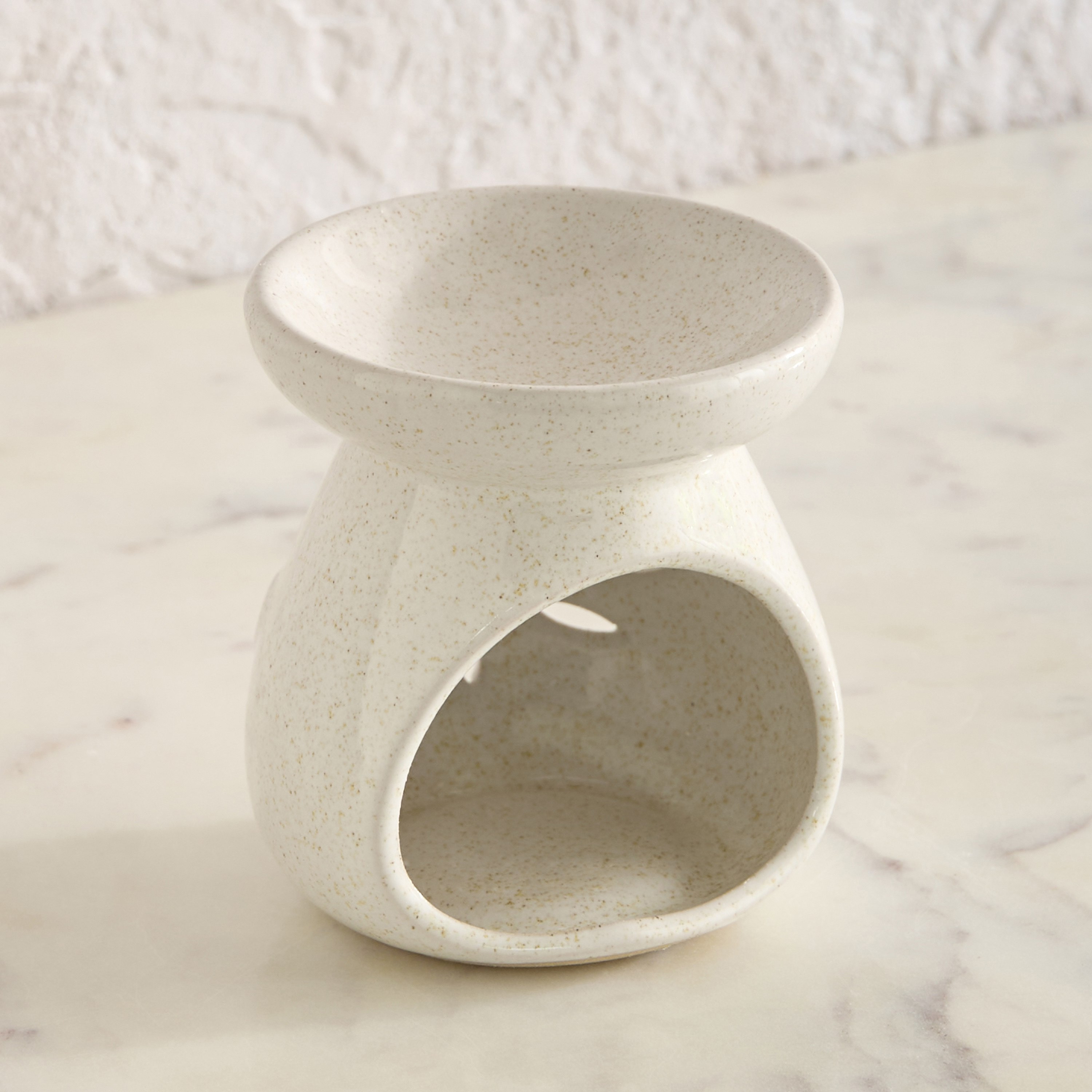 Zest Abiah Ceramic Oil Burner - 6.8x6.8x7.5 cm-hbxhomeware-hbxlivingroom-image-2
