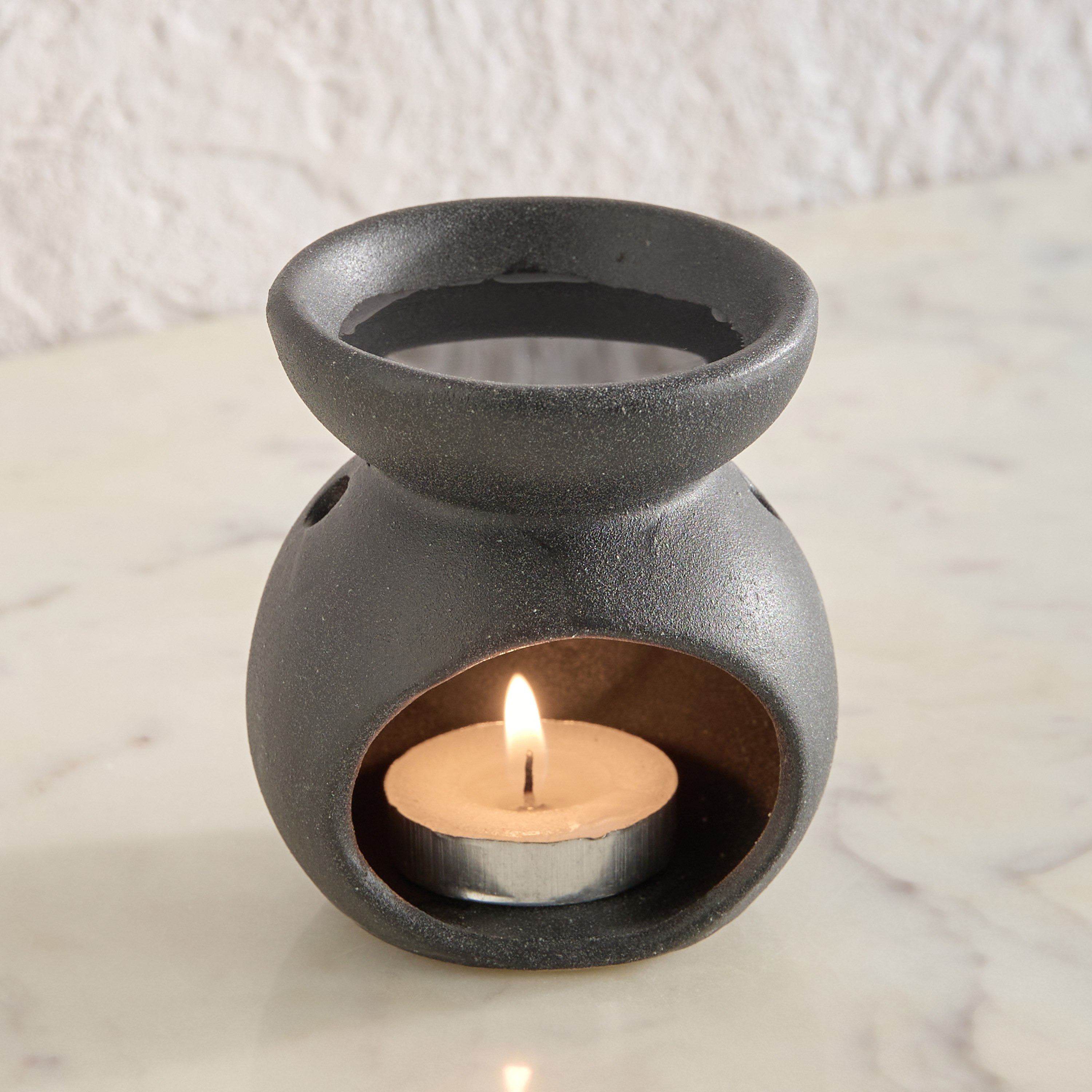 Zest Abiah Ceramic Oil Burner - 7x7x8 cm-PROMO_HB_AE_B1G1_250925-image-1