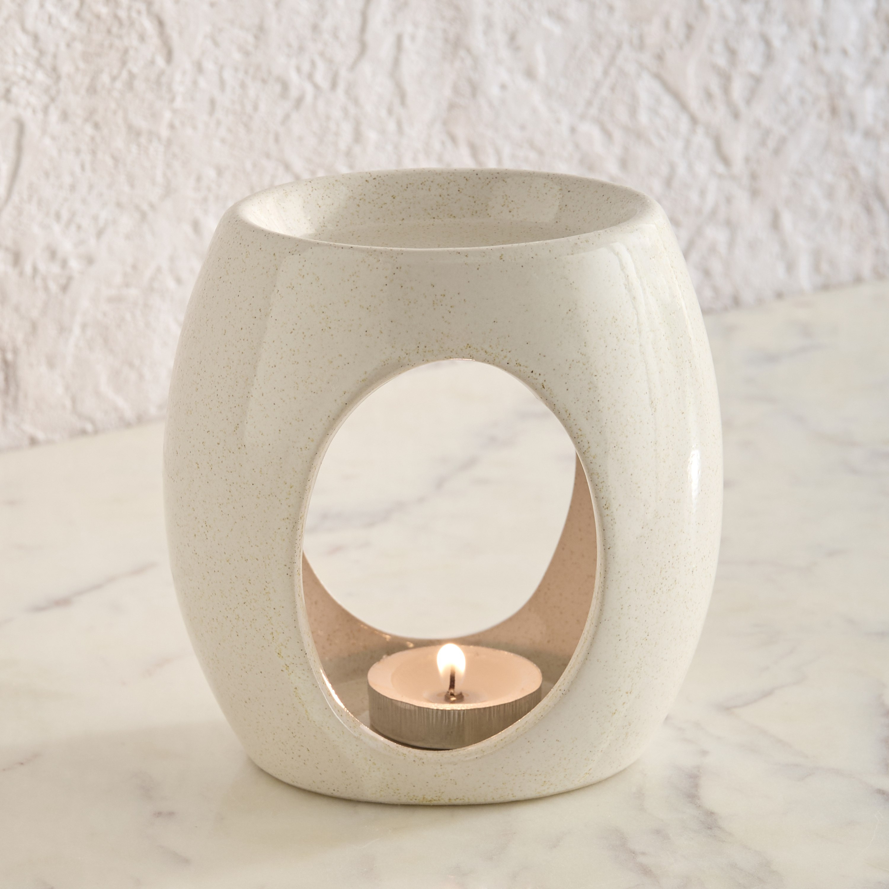 Zest Abiah Ceramic Oil Burner - 10.7x7.5x11.5 cm-hbxhomeware-hbxlivingroom-image-1