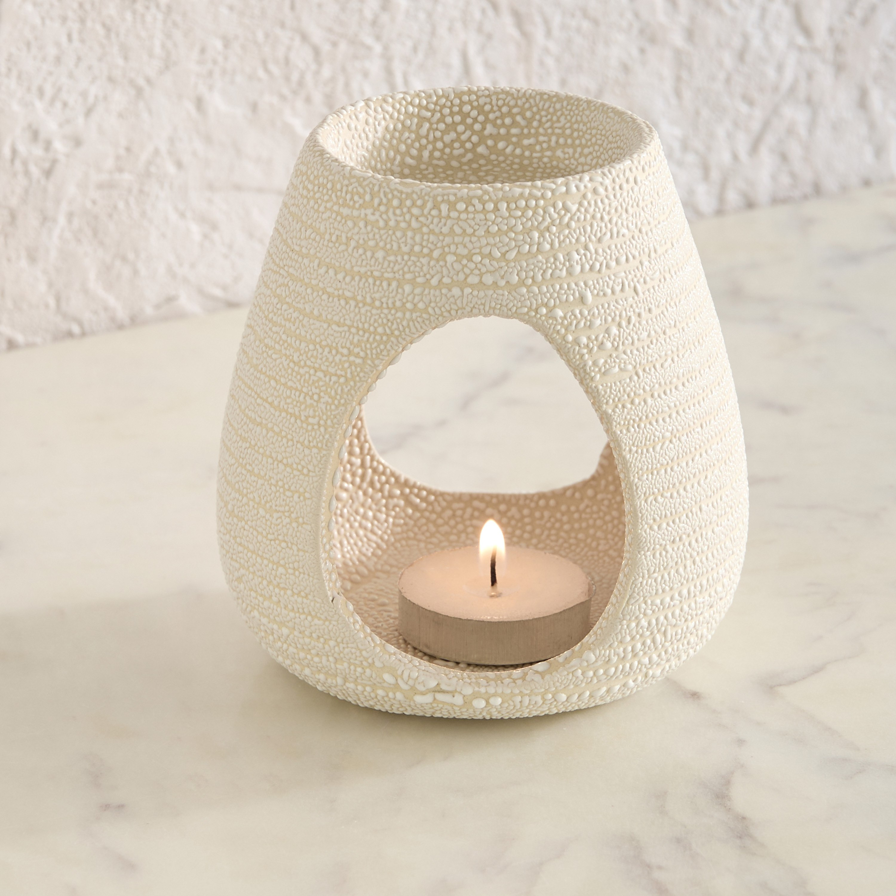 Zest Abiah Ceramic Oil Burner - 9x8.5x10.2 cm-hbxhomeware-hbxlivingroom-image-1