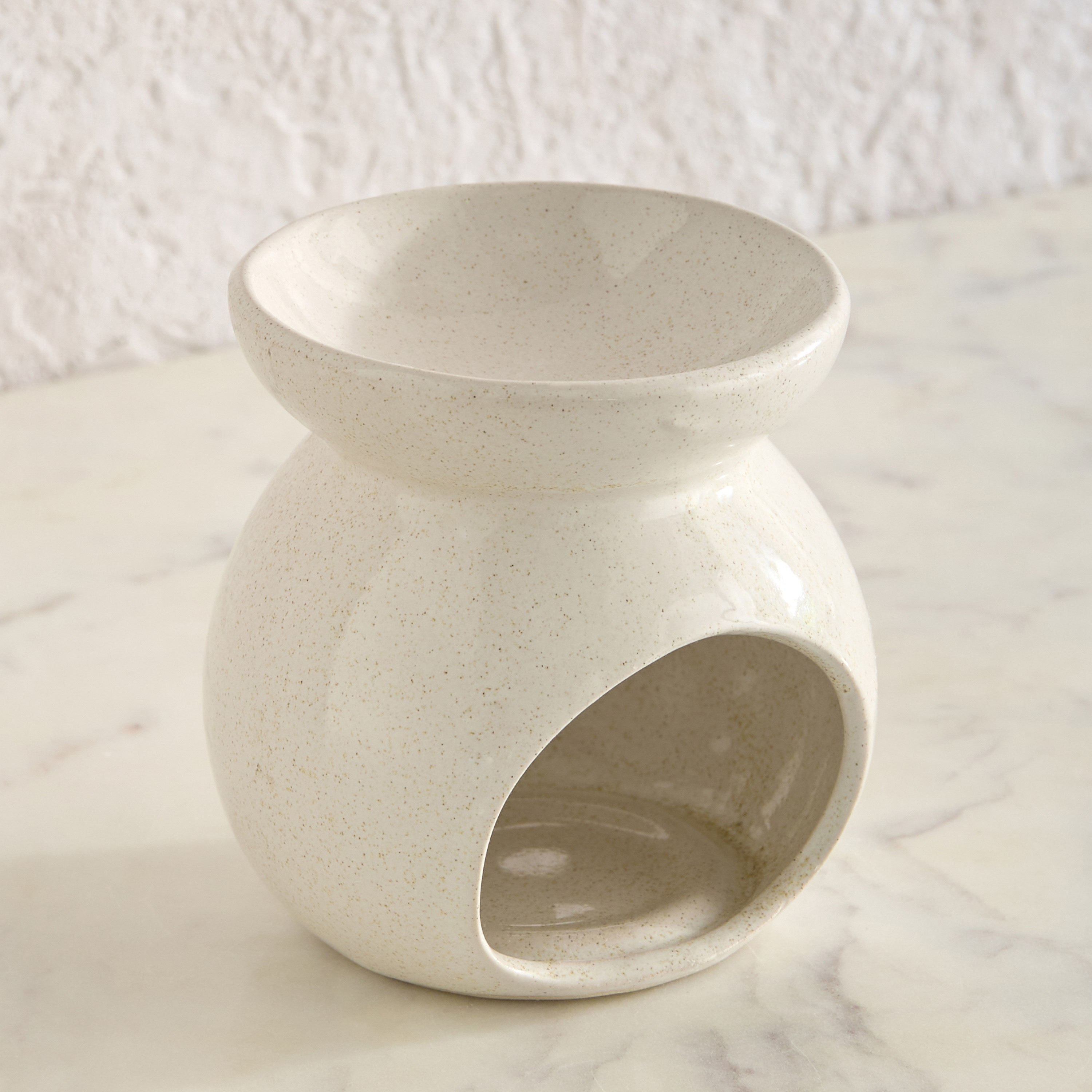 Zest Abiah Ceramic Oil Burner - 8.5x8.5x9.2 cm-hbxhomeware-hbxlivingroom-image-2