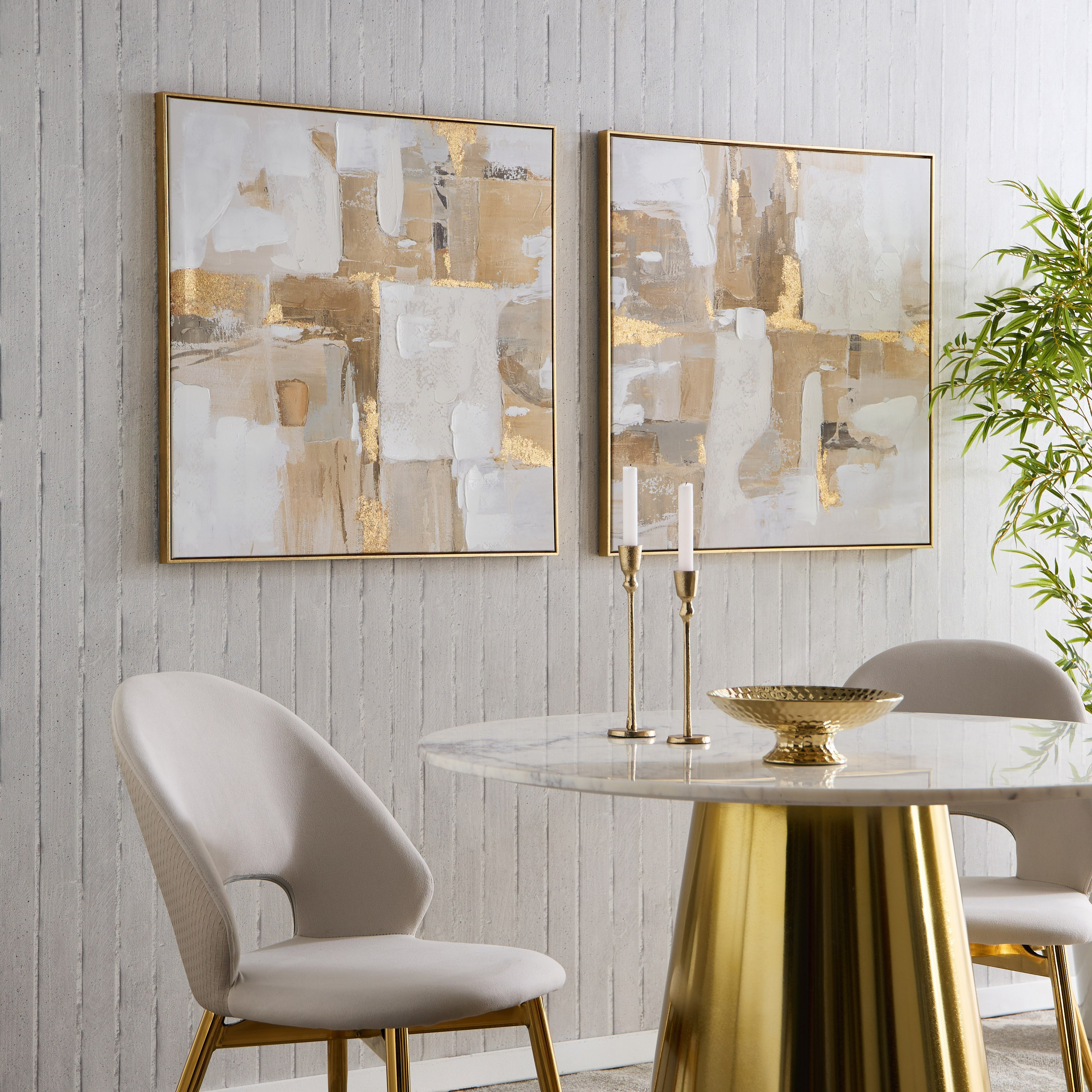 طقم لوحات حائط كانفاس مؤطرة مرسومة يدويًا 40% قطعتين بتصميم تجريدي من أورسون - 80x3x80 سم-PROMO_HB_AE_B1G1_250925-image-4