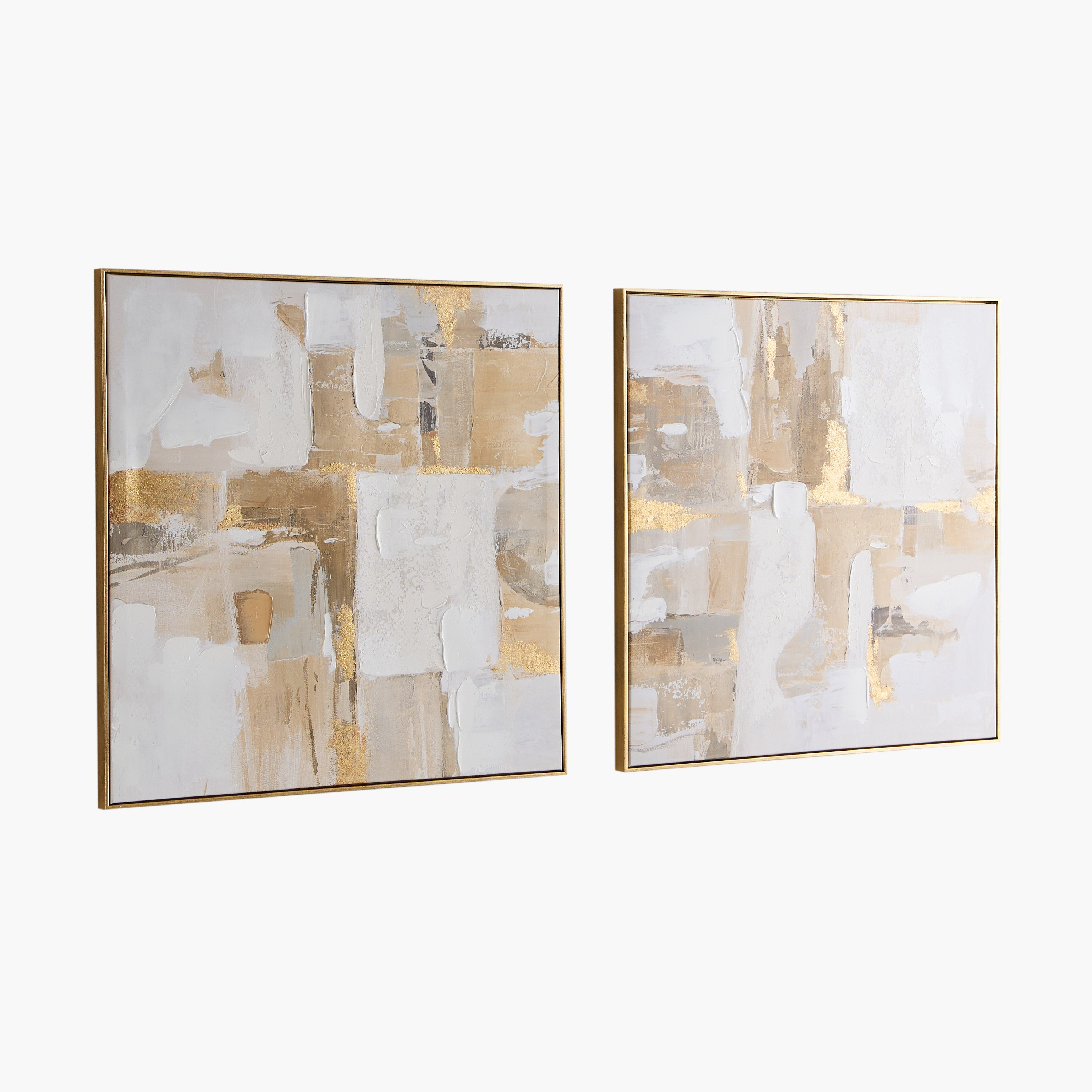 طقم لوحات حائط كانفاس مؤطرة مرسومة يدويًا 40% قطعتين بتصميم تجريدي من أورسون - 80x3x80 سم-PROMO_HB_AE_B1G1_250925-image-5