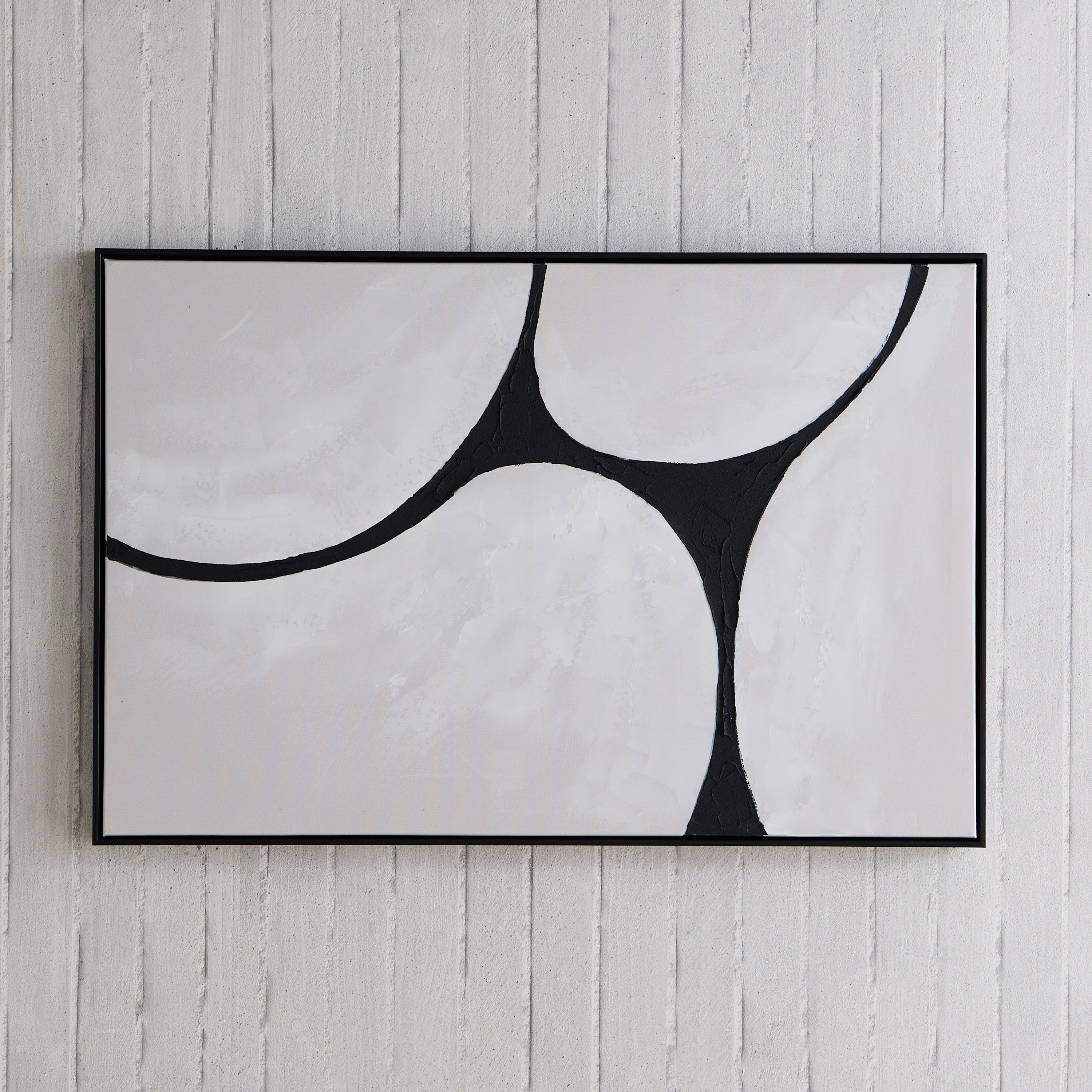Orson 60% Hand Painted Abstract Framed Canvas Wall Art - 90x3x60 cm-hbxhomeware-hbxdecorandfurnishings-image-2