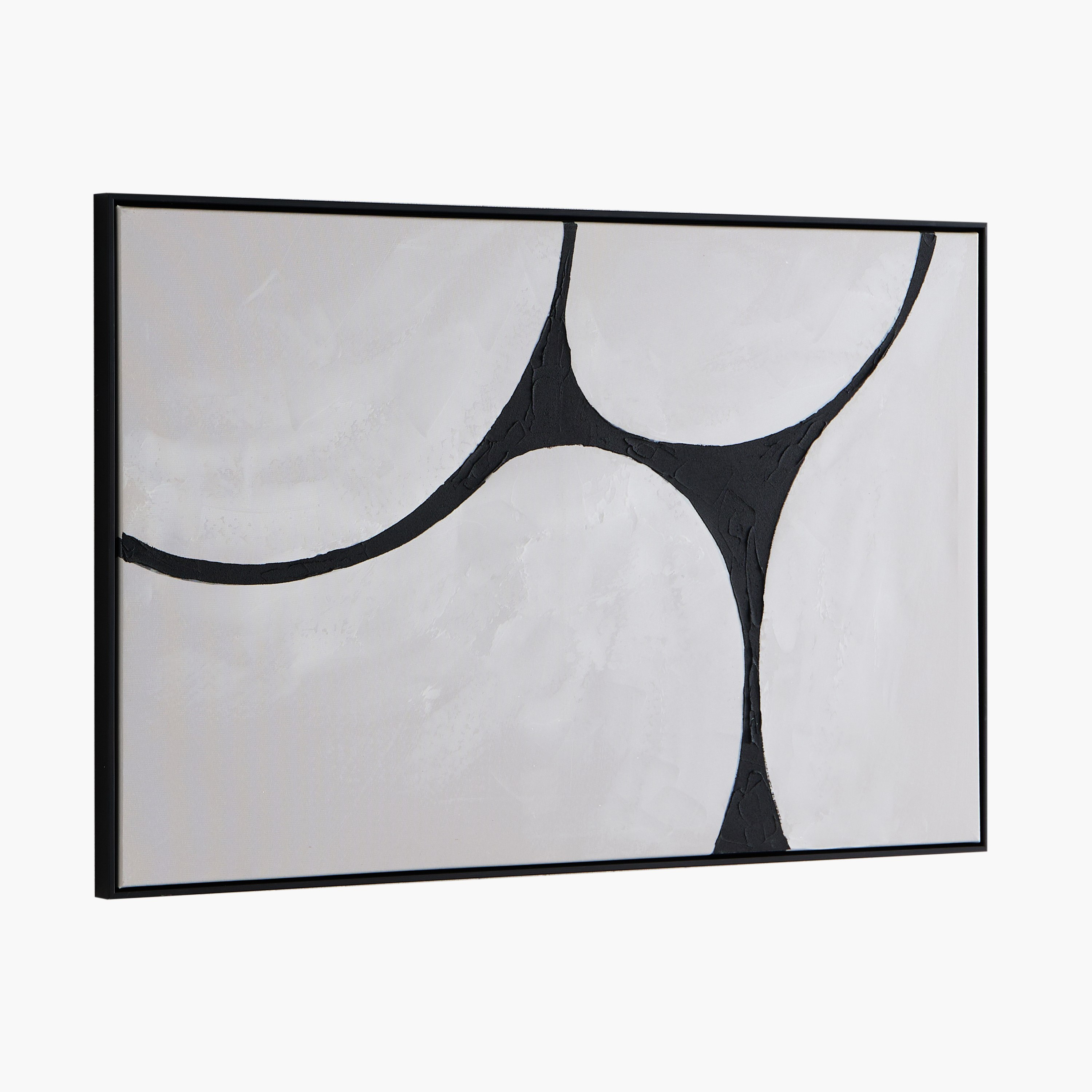 Orson 60% Hand Painted Abstract Framed Canvas Wall Art - 90x3x60 cm-hbxhomeware-hbxdecorandfurnishings-image-5