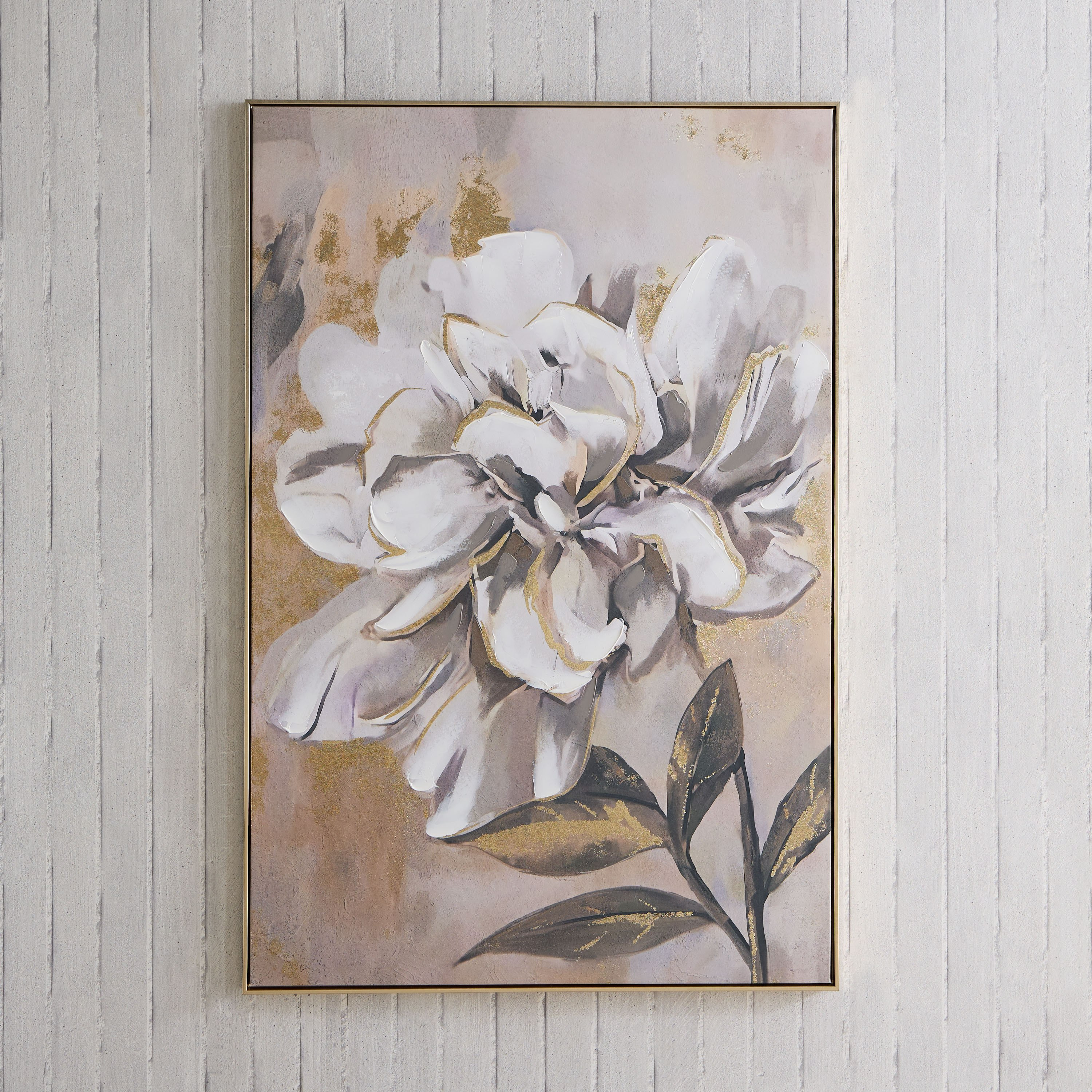 زينة حائط كانفاس مؤطرة بطبعات زهرية مرسومة يدوياً بنسبة 80% من أورسون - 80×3×120 سم-hbxhomeware-hbxdecorandfurnishings-image-2