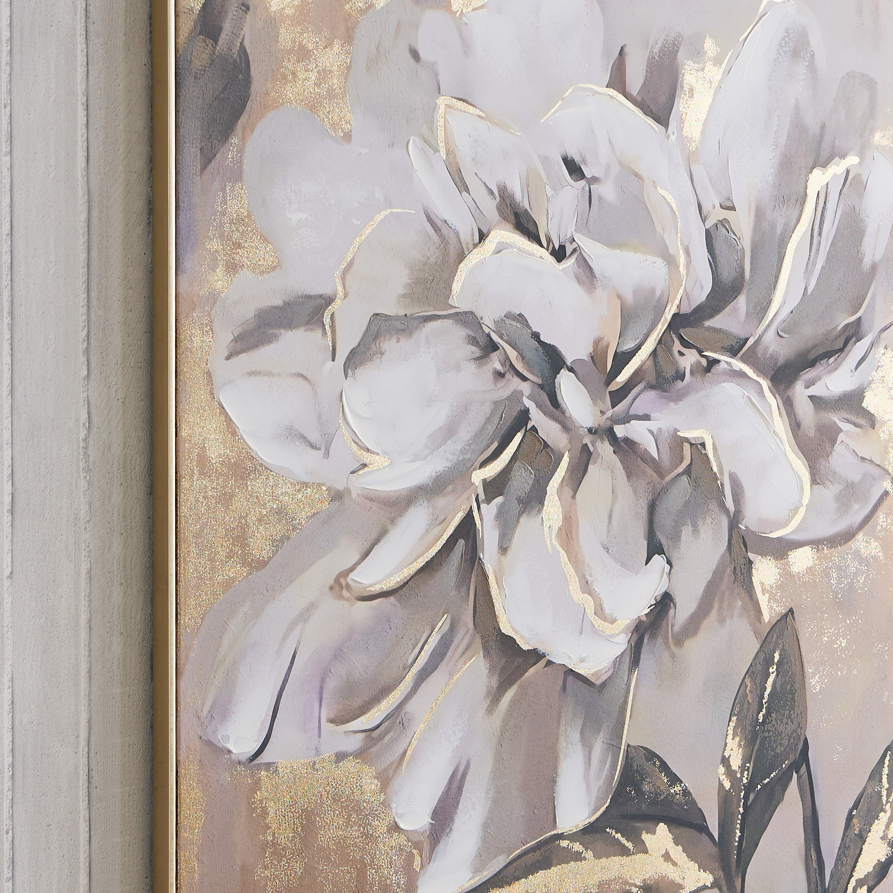 زينة حائط كانفاس مؤطرة بطبعات زهرية مرسومة يدوياً بنسبة 80% من أورسون - 80×3×120 سم-hbxhomeware-hbxdecorandfurnishings-image-4