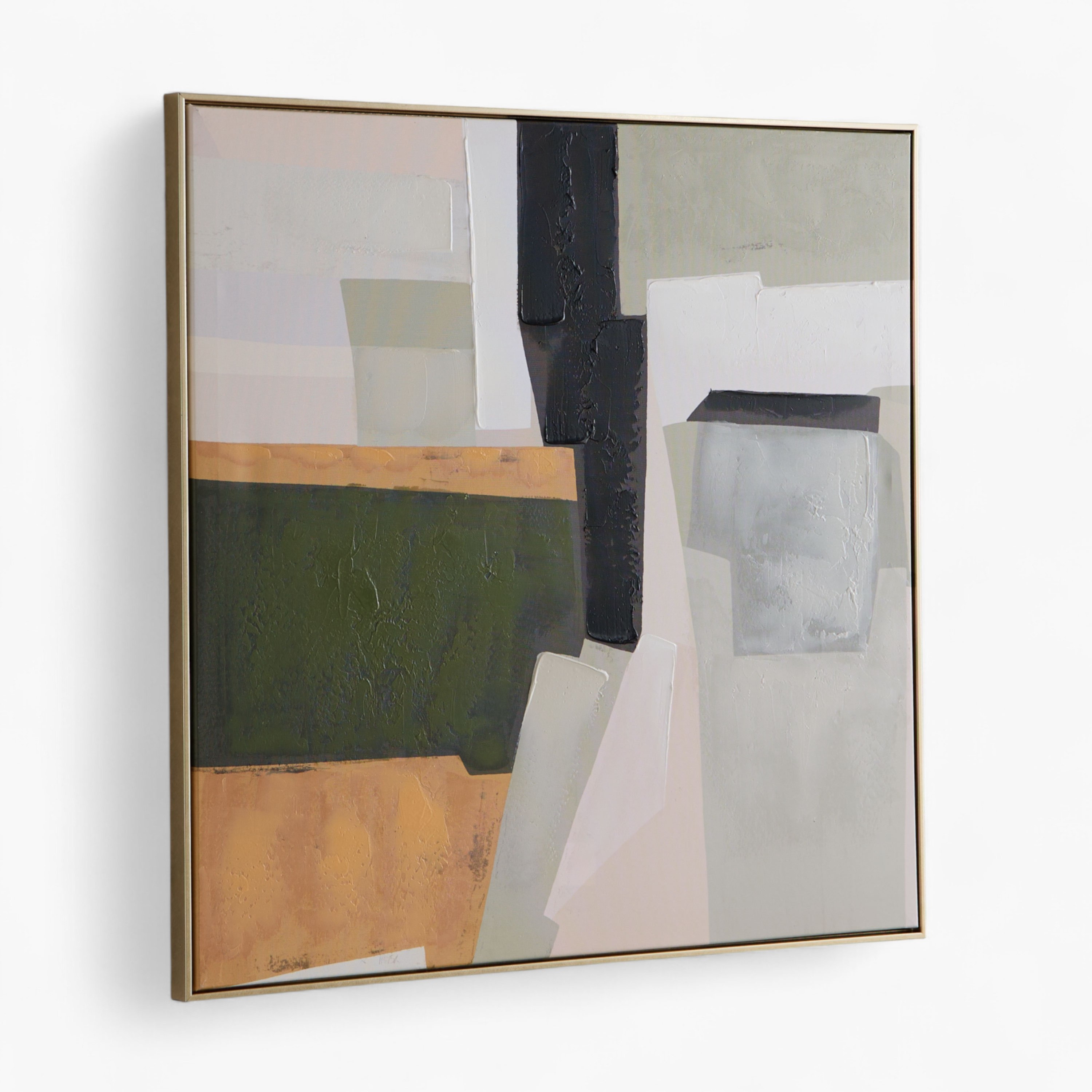 Orson 80% Hand-Painted Abstract Framed Canvas Wall Art - 80x3x80 cm-PROMO_QA_HB_B1G1_WWS_271025-image-5