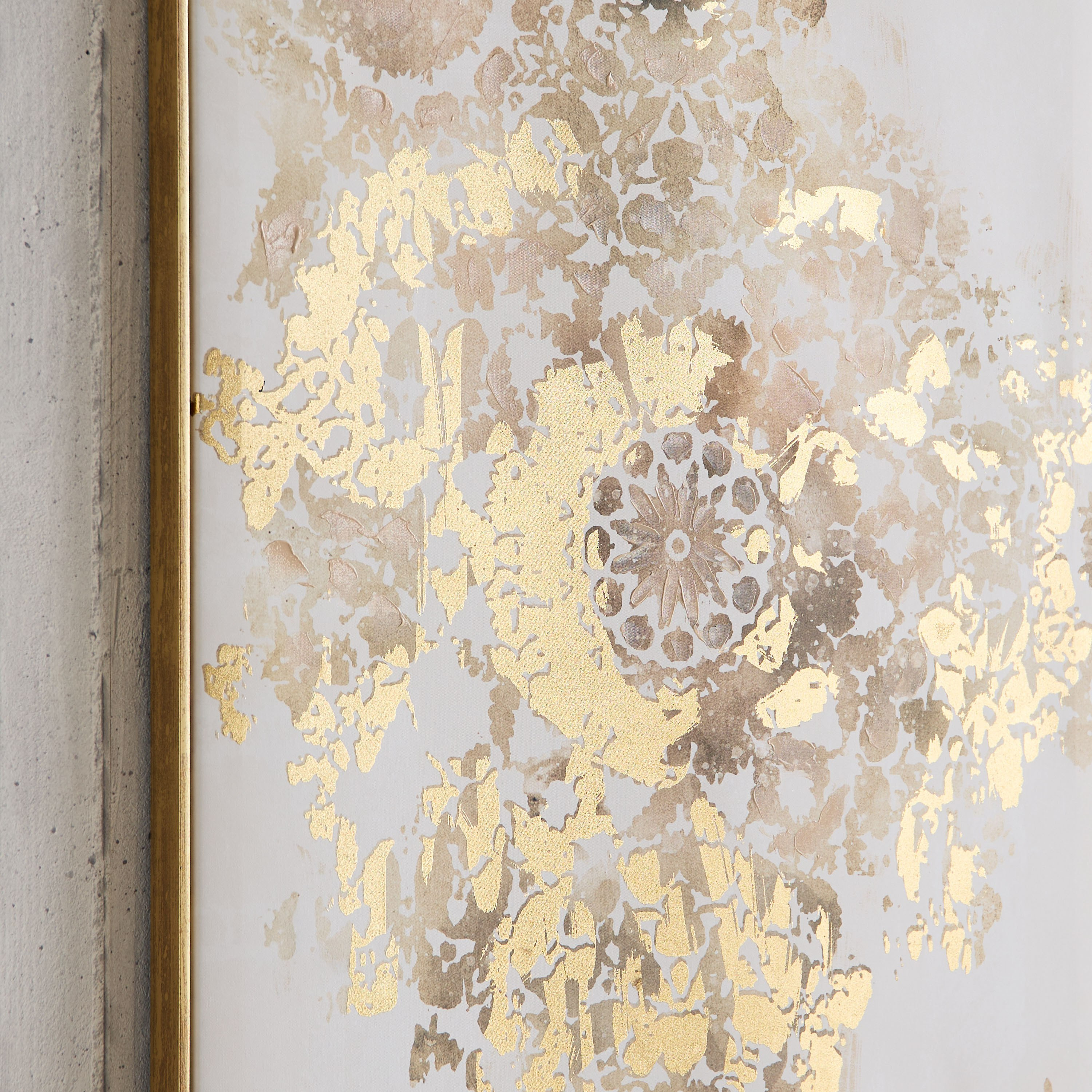 Orson Foil Hand-Painted Abstract Framed Canvas Wall Art - 60x3x90 cm-hbxhomeware-hbxdecorandfurnishings-image-3