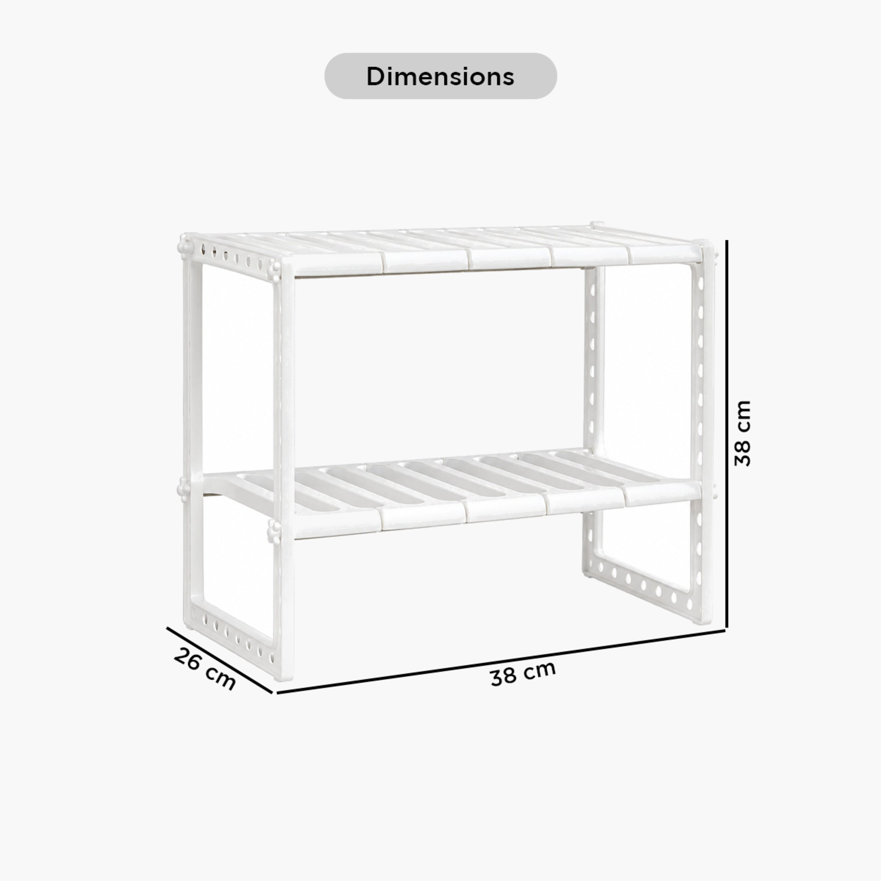 منظّم تخزين مُتمدّد تحت الحوض متعدّد الوظائق بطابقين من آلور-PROMO_HB_BAH_THRESHOLD_Homeware_100426-image-16