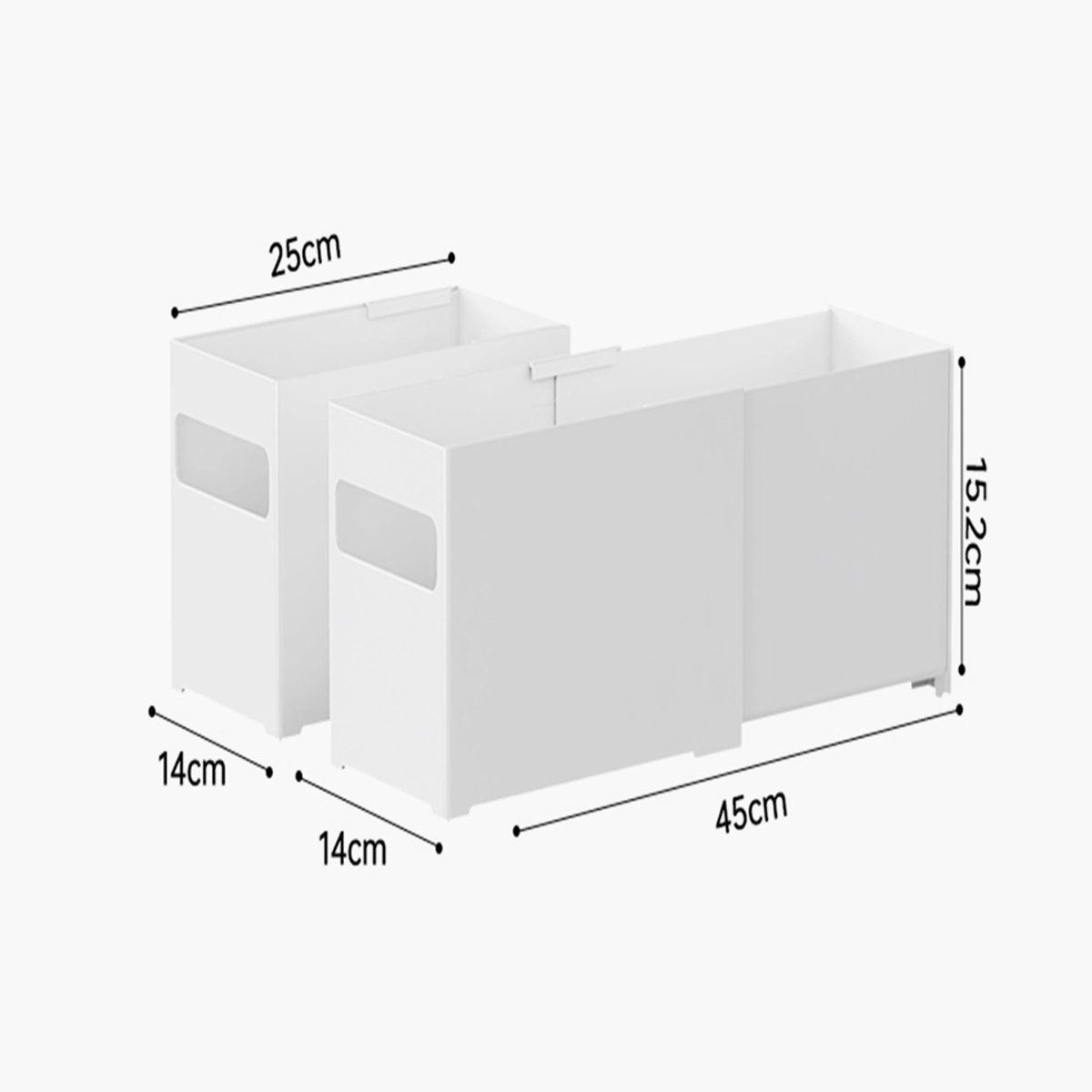 منظم قابل للتمديد من بلانس - 21×25-45×15.2 سم-hbxbedroom-bedroomaccessories-bedroomstorage-image-9