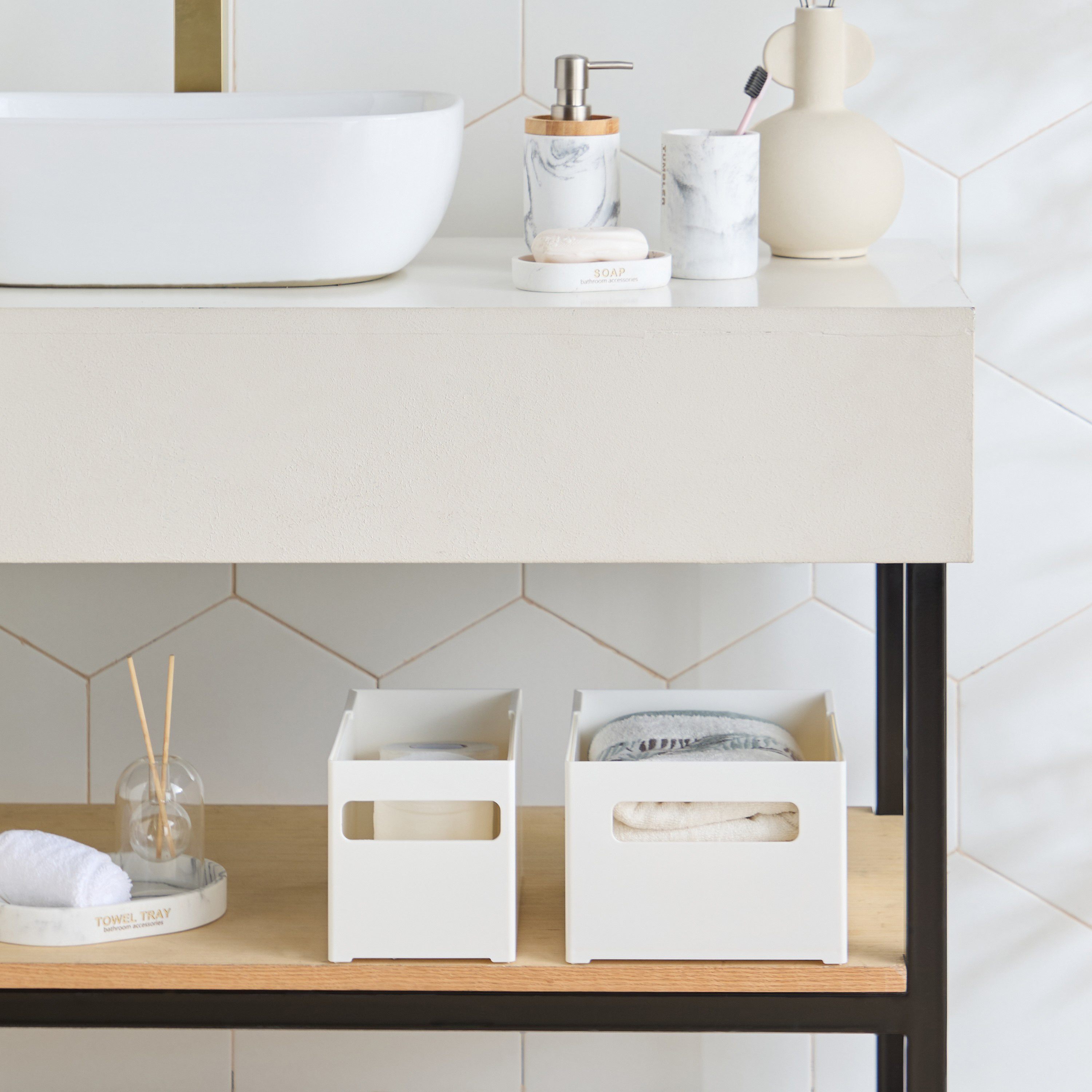 منظم قابل للتمديد بلانس - 21×25-45×15.2 سم-hbxbedroom-bedroomaccessories-bedroomstorage-image-10