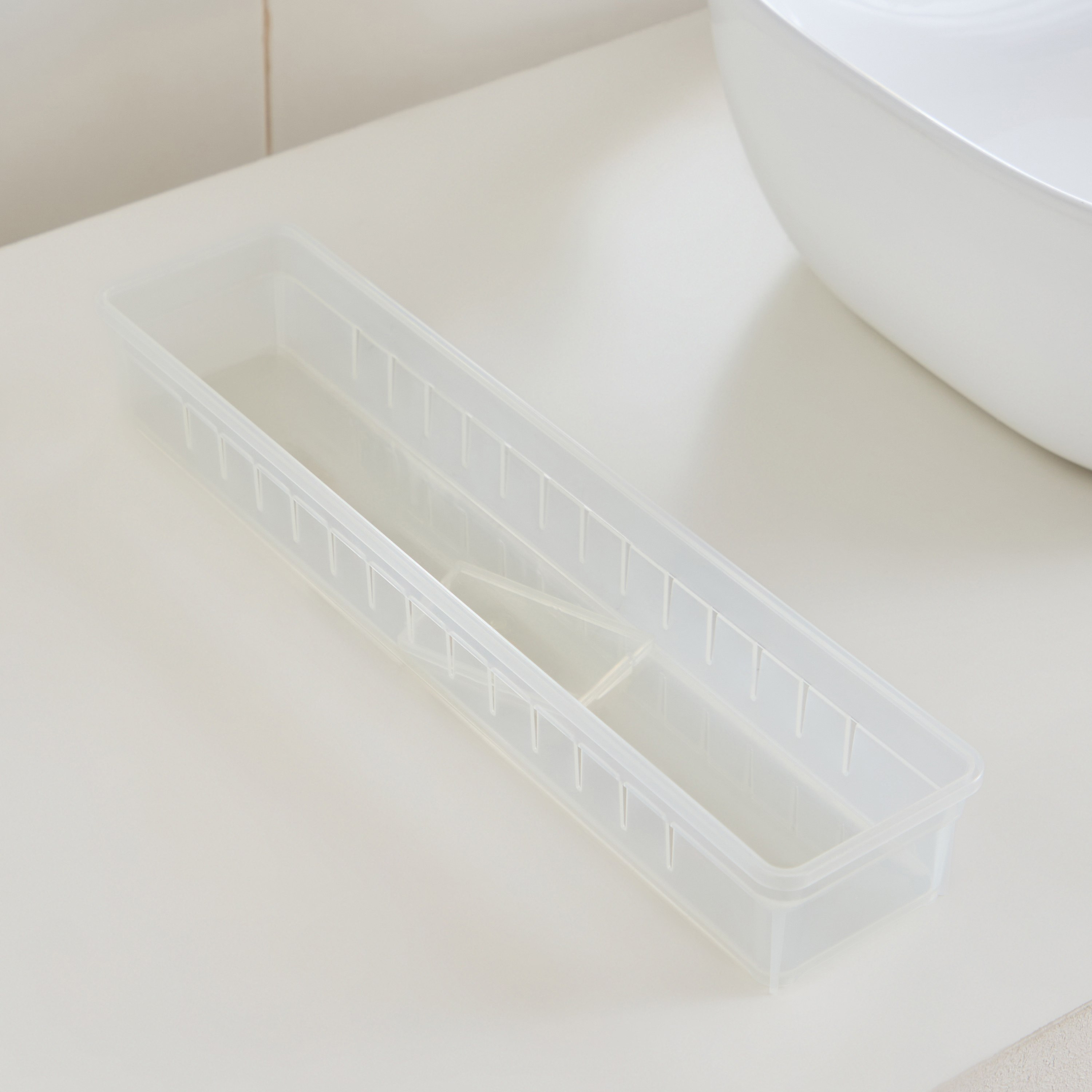 Delta Drawer Organiser with 2 Dividers - 35x8.1x5 cm-hbxbedroom-bedroomaccessories-bedroomstorage-image-2