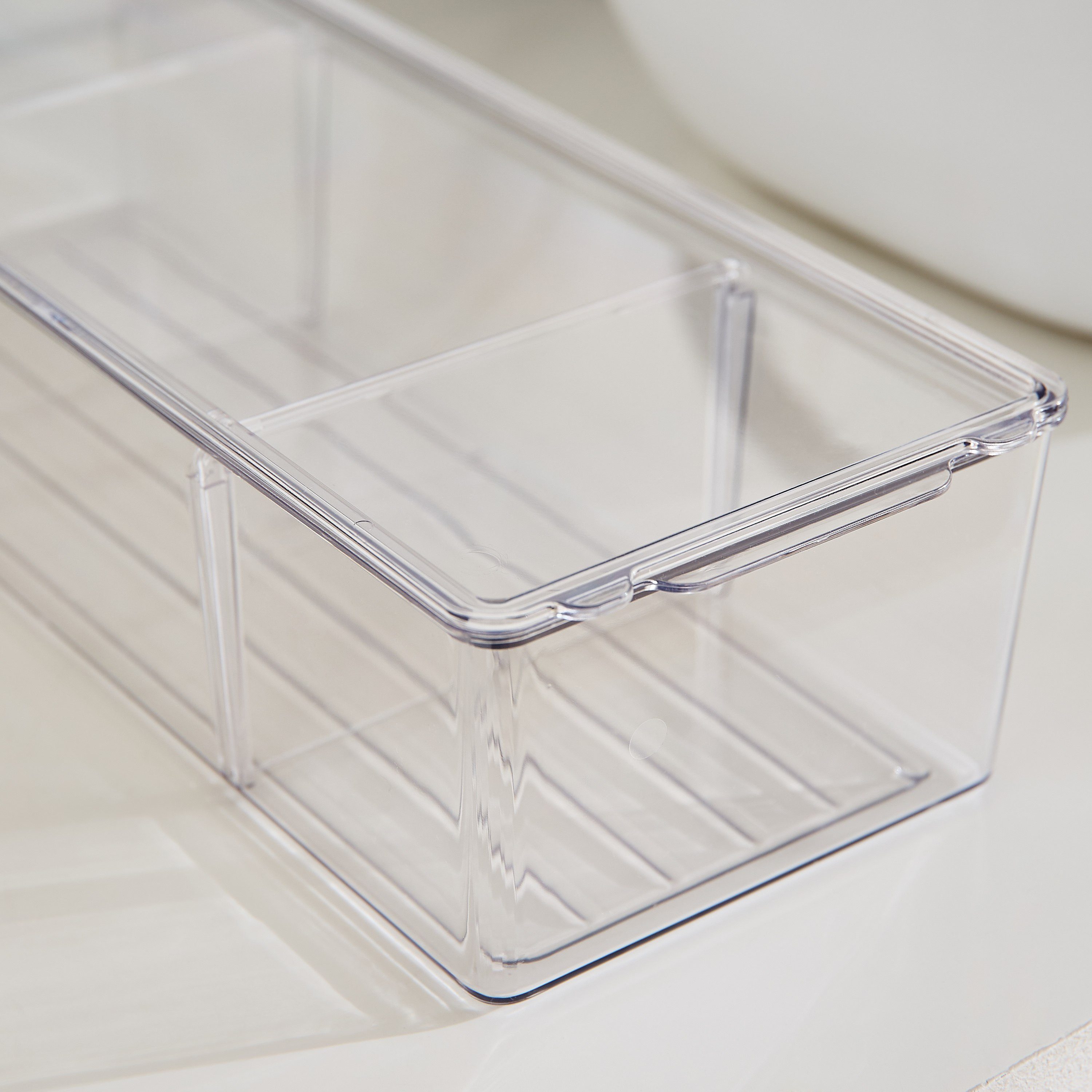 Rico 2 Removable Compartment Storage Box with Lid - 35.5x13.5x8.5 cm-hbxbedroom-bedroomaccessories-bedroomstorage-image-3