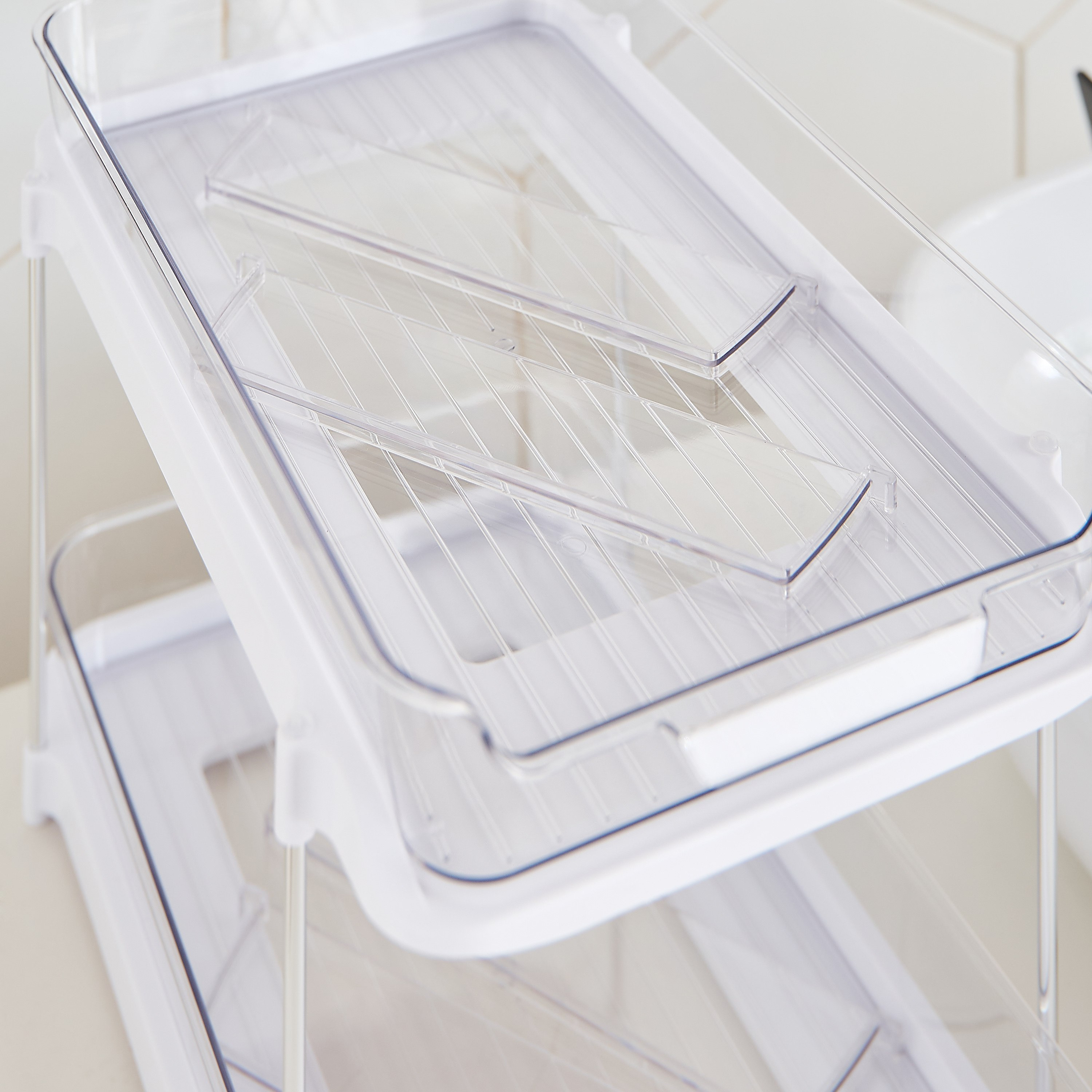 رف تخزين طابقين من ريكو - 33.3x21x25.7 سم-hbxbedroom-bedroomaccessories-bedroomstorage-image-4