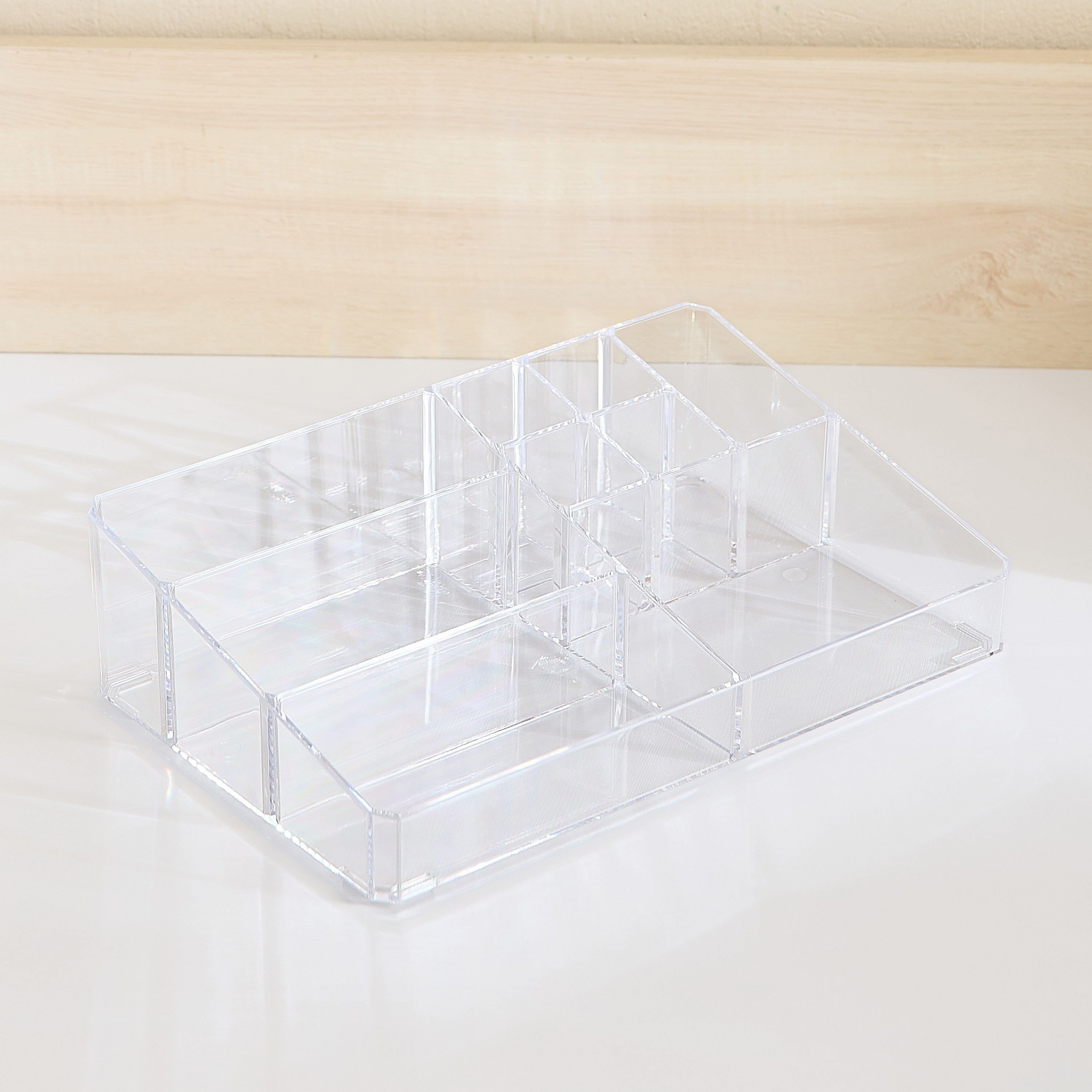 Crystal Cosmetics Organiser - 31.3x19.4x8.3 cm-hbxbedroom-bedroomaccessories-jewelleryboxesandholders-image-2