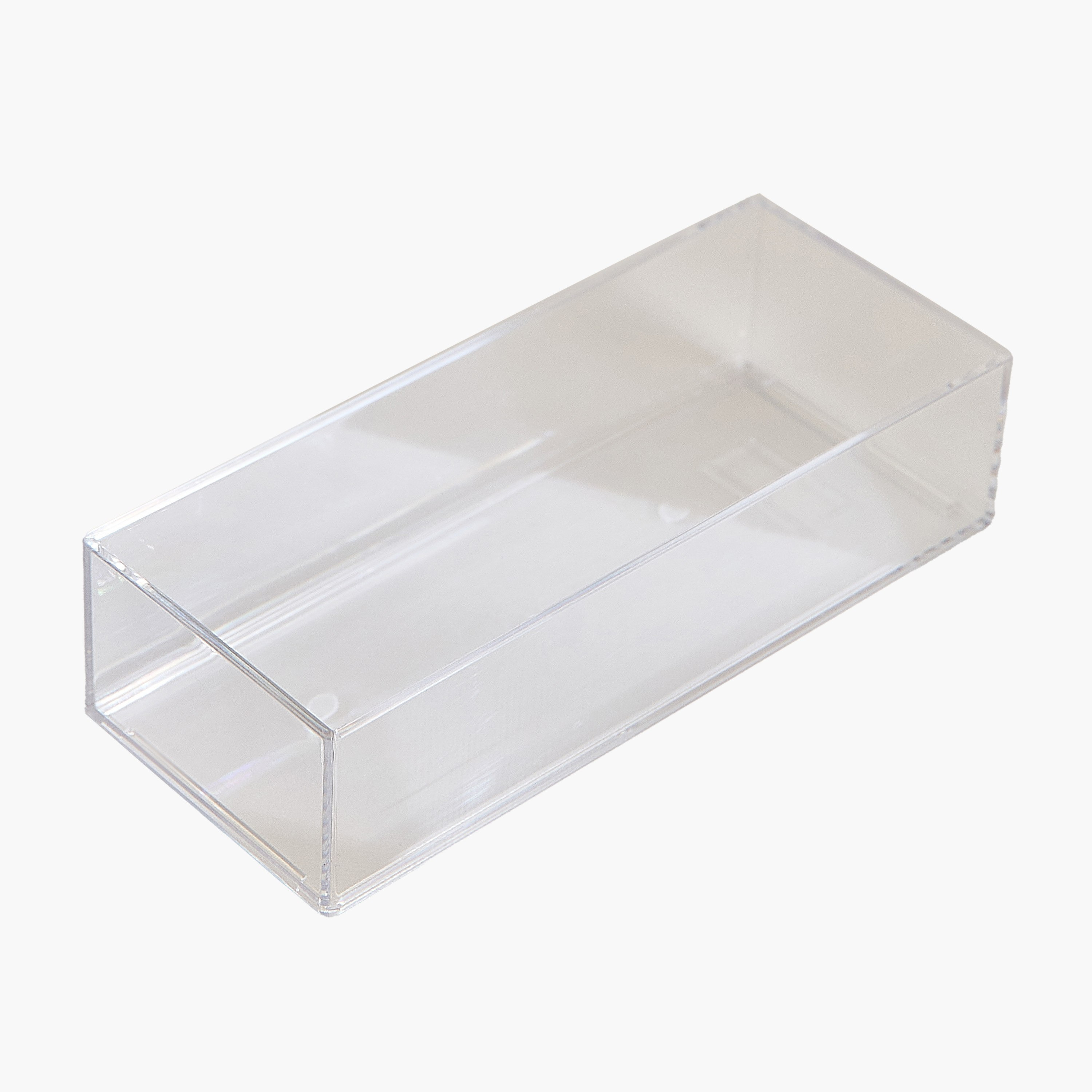 صينية تنظيم مستحضرات تجميل قابلة للتكديس - كريستال - 7.8x19.1x4.8 سم-hbxbedroom-bedroomaccessories-bedroomstorage-image-5