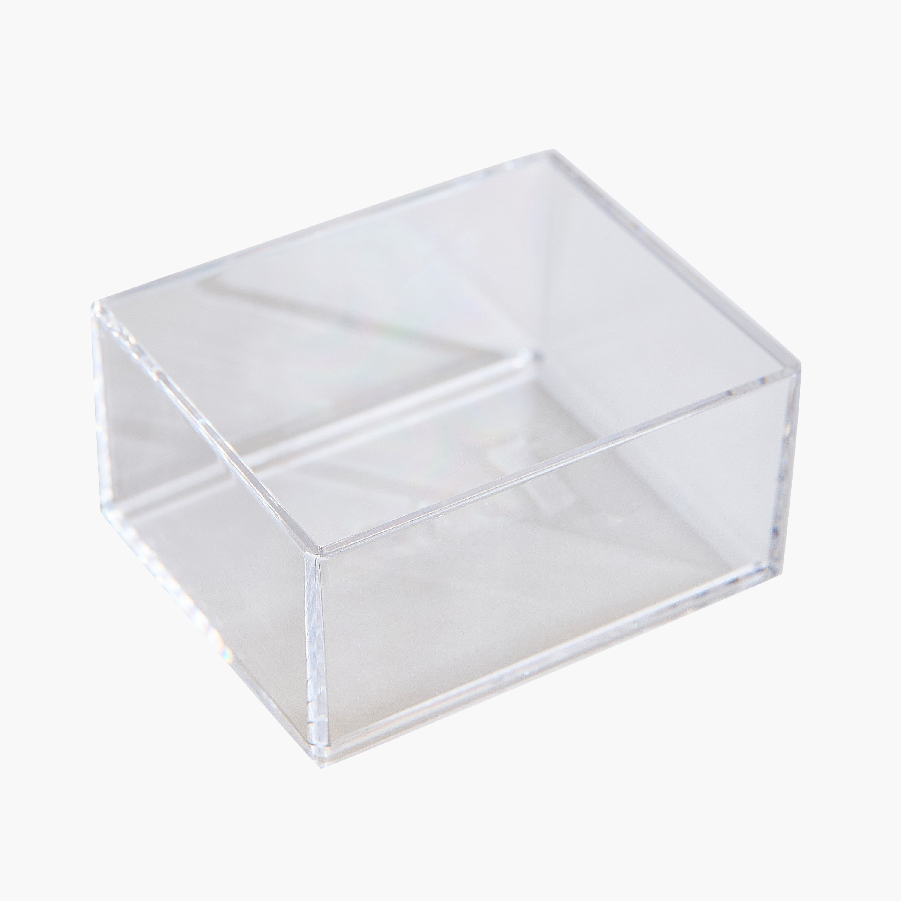 صينية تنظيم مستحضرات تجميل قابلة للتكديس - كريستال - 7.8x9.5x4.8 سم-hbxbedroom-bedroomaccessories-bedroomstorage-image-5
