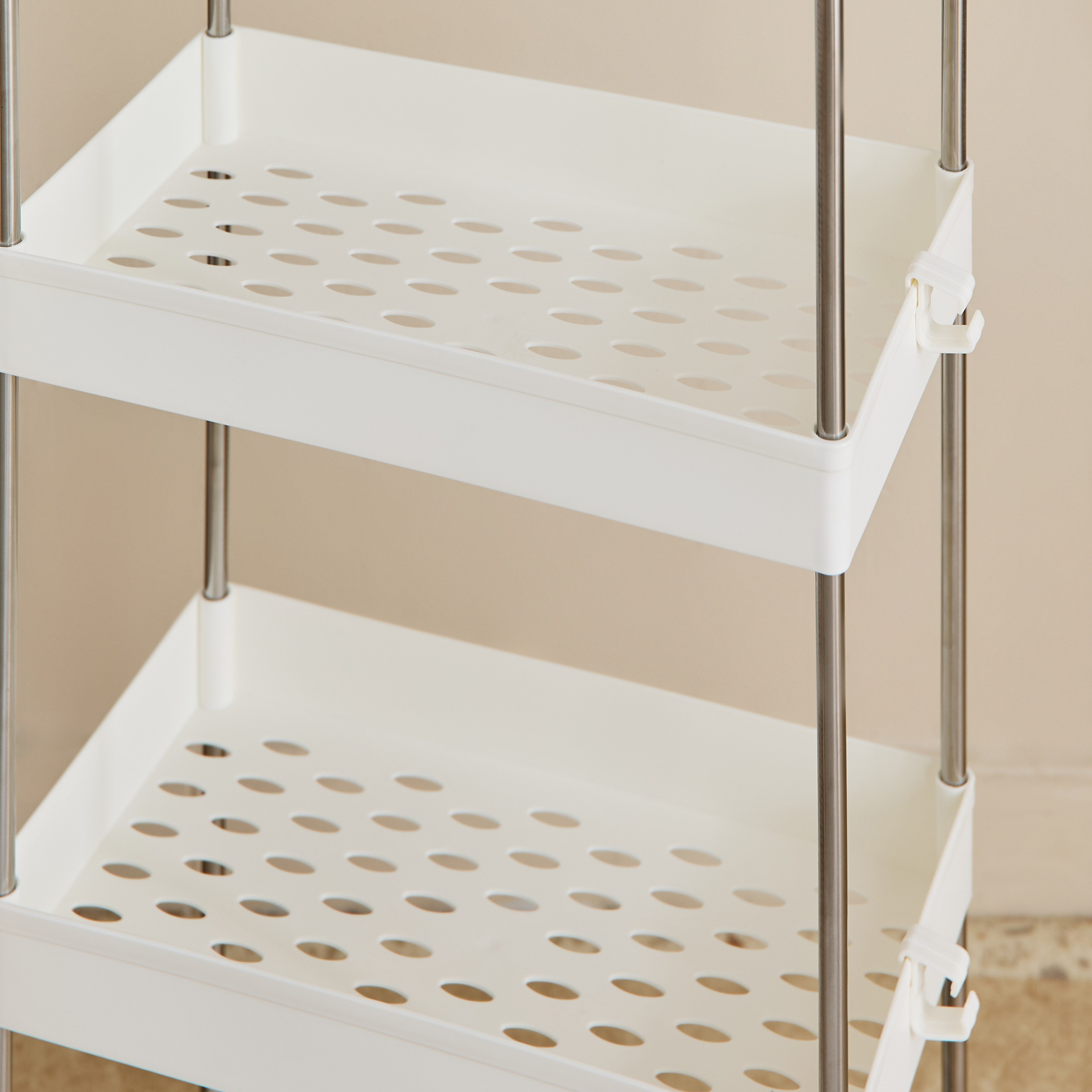 Ovio 4-Tier Storage Trolley - 40x22x86 cm-hbxbedroom-bedroomaccessories-bedroomstorage-image-3