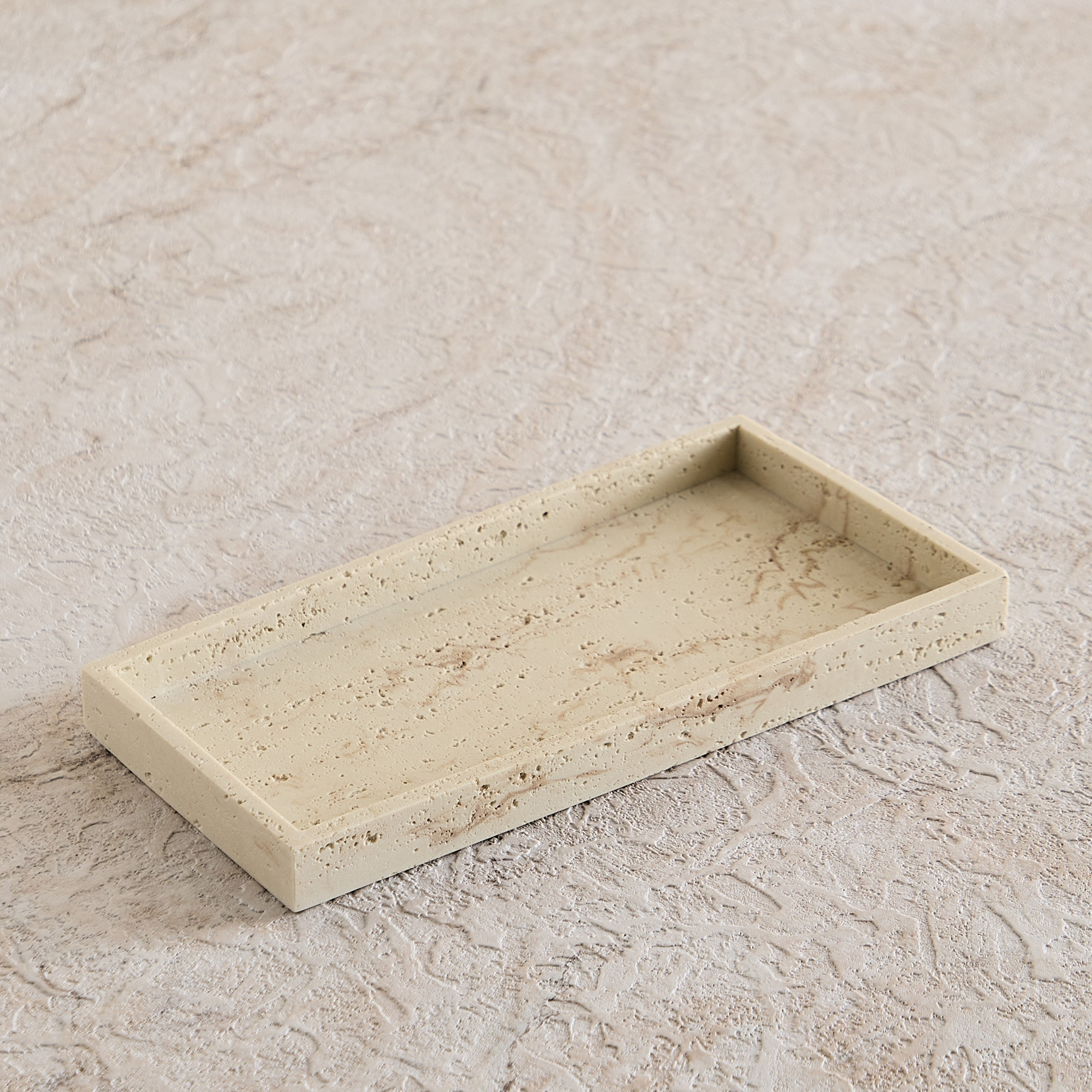 Avenue Resin Travertine Towel Tray 30x2.5x15 cm-PROMO_HB_AE_B1G1_250925-image-2