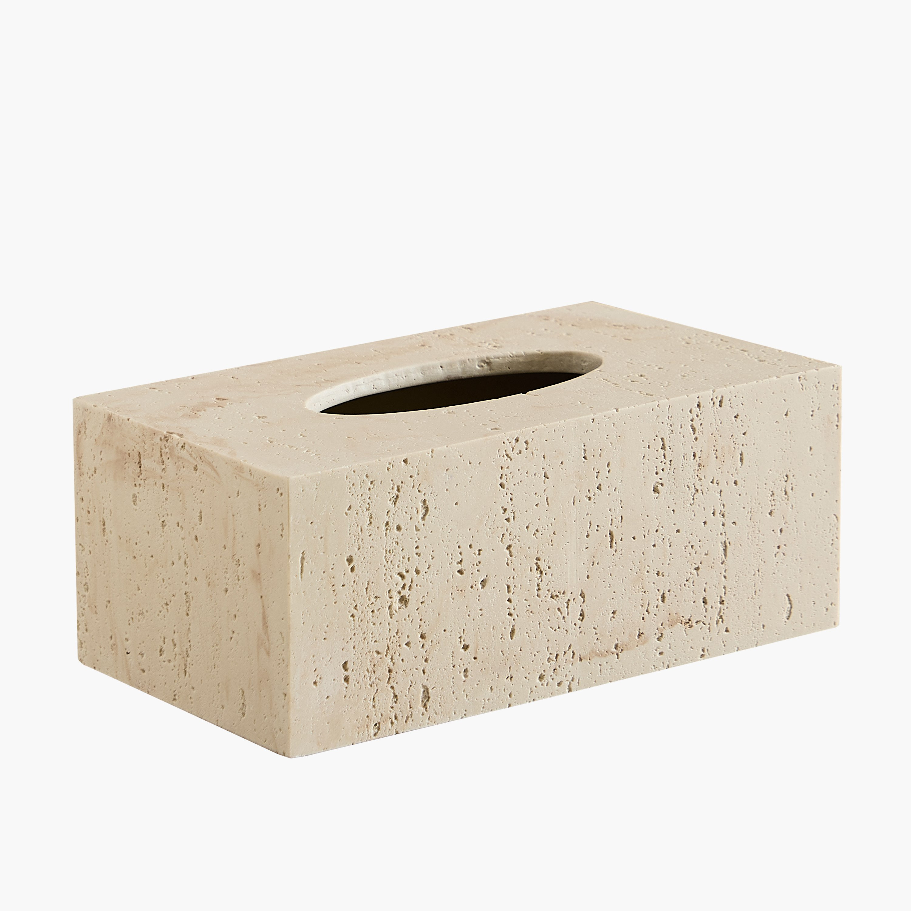 Avenue Resin Travertine Rect Tissue Box 26x15x10 cm-hbxhomeware-bathandlaundry-tissueboxesandcottonjars-image-5