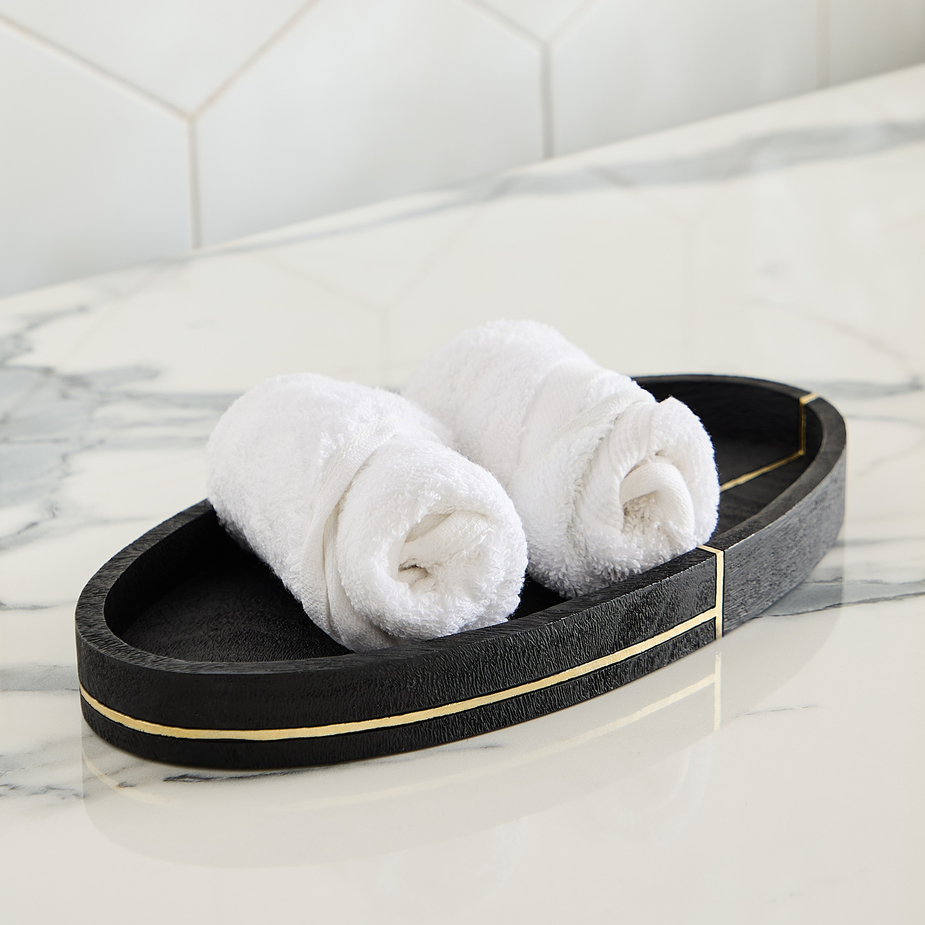 Luxe Resin Towel Tray Black  30x2.5x15 cm-PROMO_HB_AE_B1G1_250925-image-1