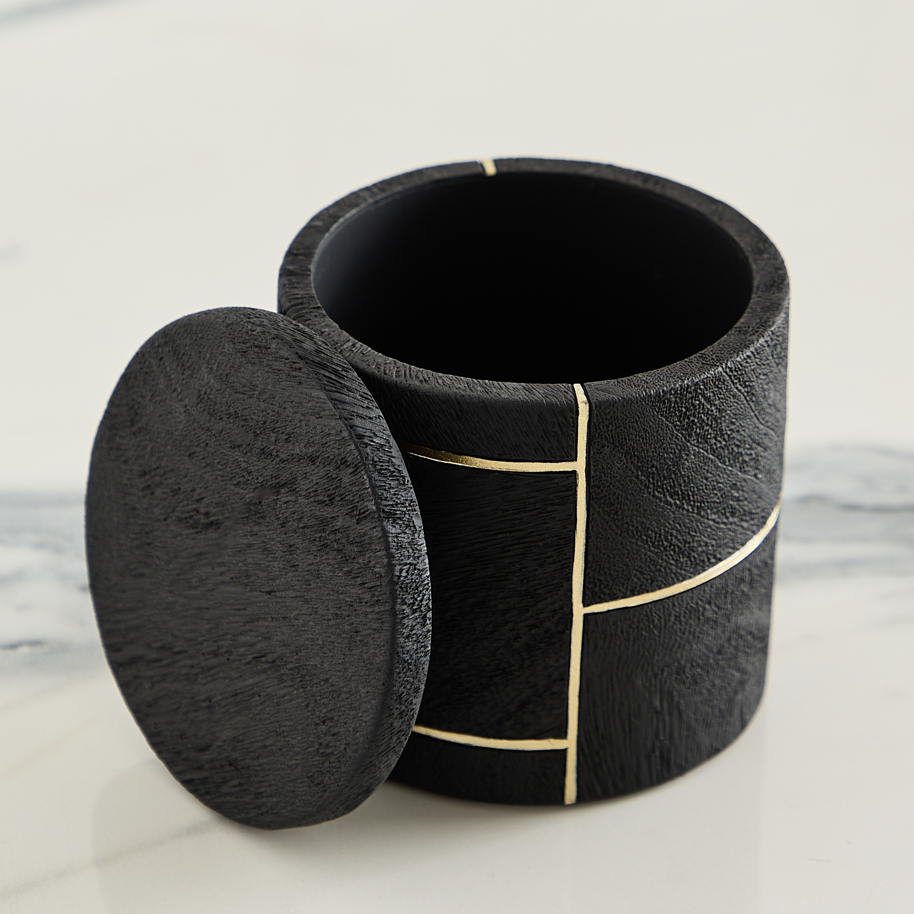 Luxe Resin Cotton Jar  8.5x8.5x8.5 cm-hbxhomeware-bathandlaundry-tissueboxesandcottonjars-image-2