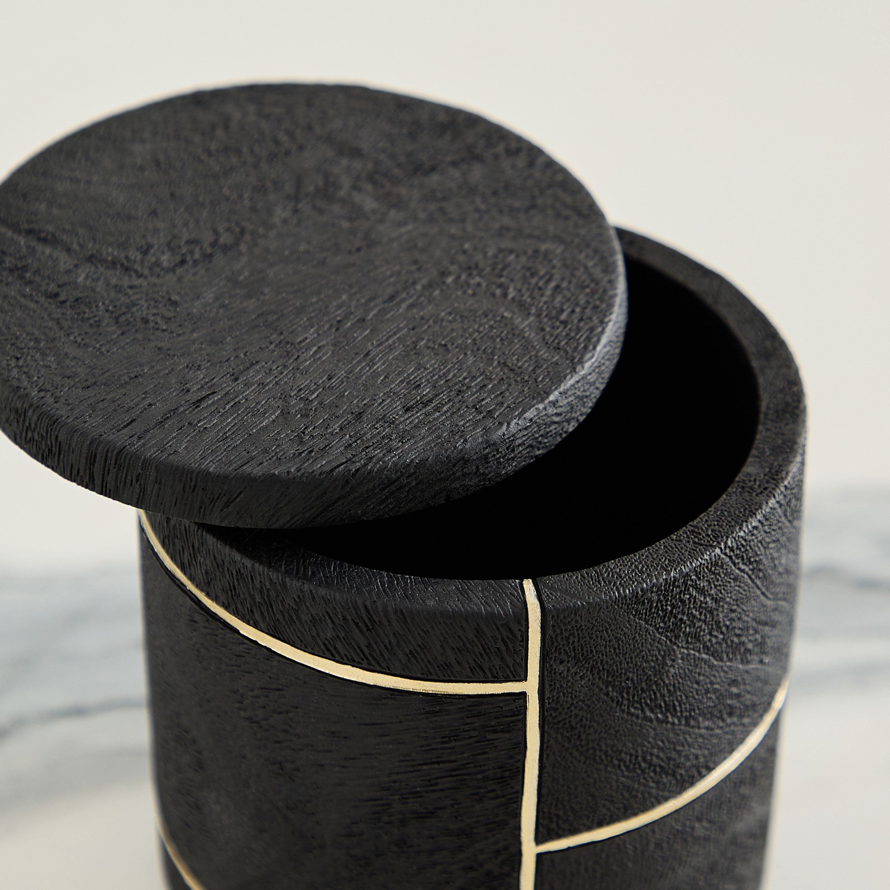 Luxe Resin Cotton Jar  8.5x8.5x8.5 cm-hbxhomeware-bathandlaundry-tissueboxesandcottonjars-image-3