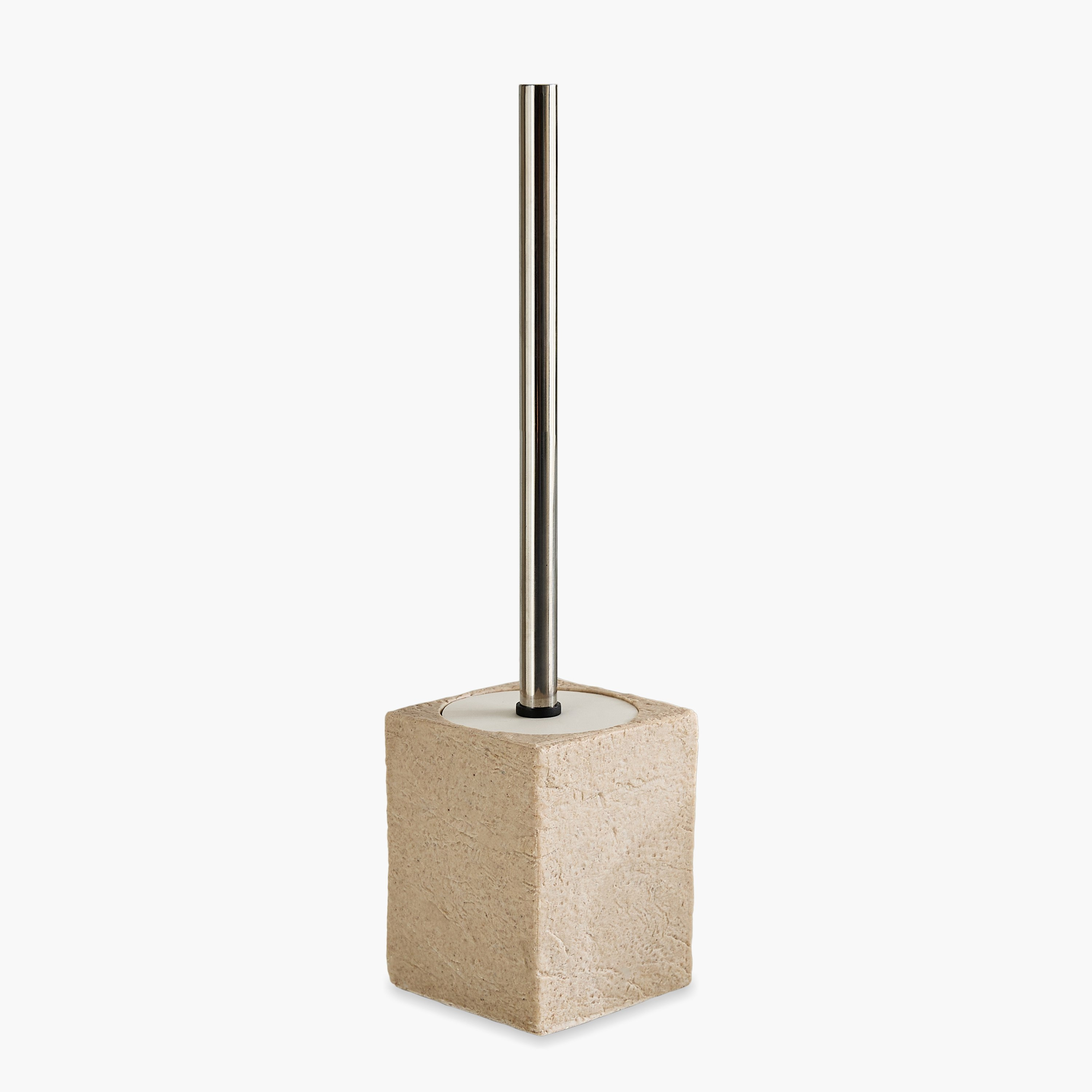 Whyton Travertine Toilet Brush Holder - 9.6x9.6x12 cm-PROMO_HB_AE_B1G1_250925-image-5