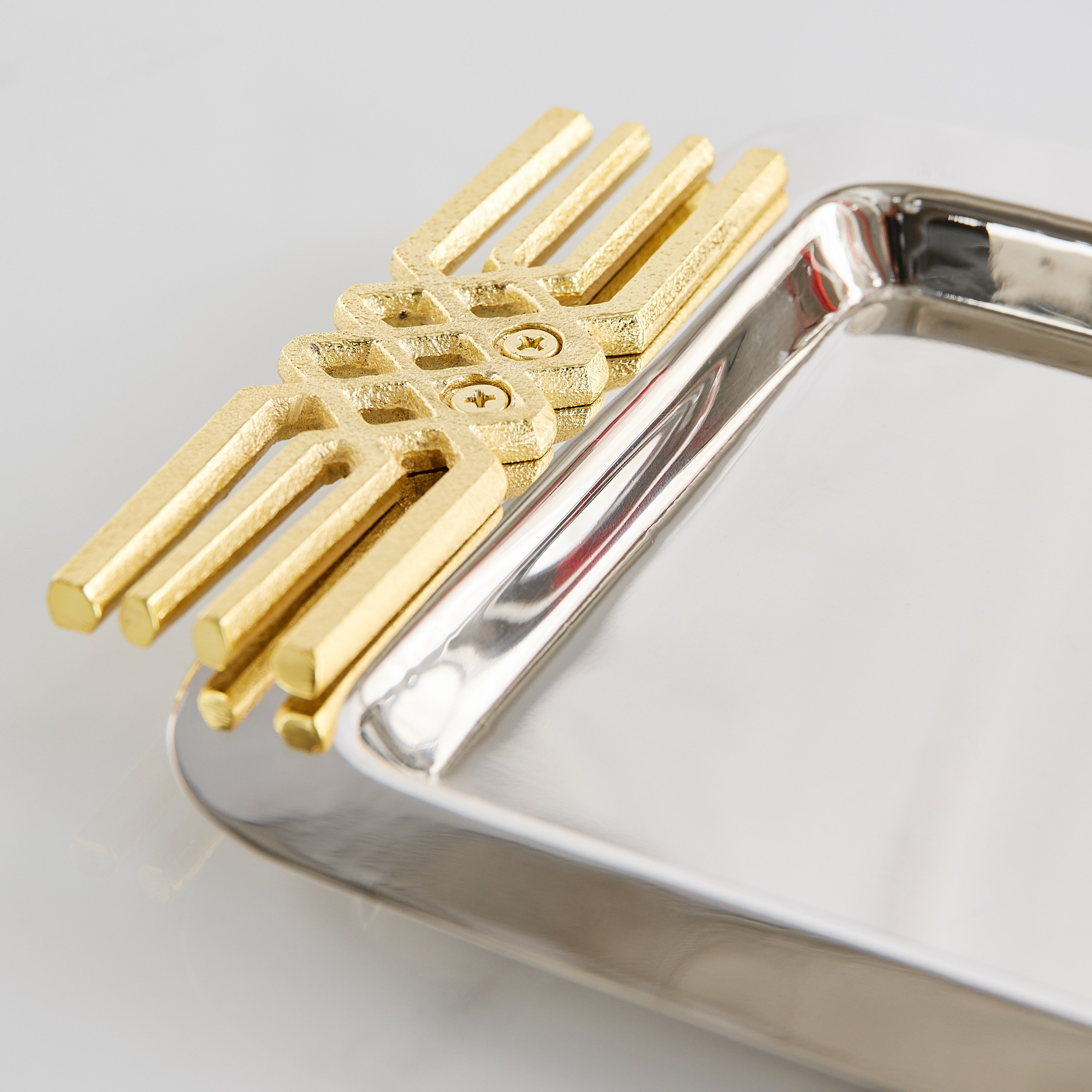 Aniq Stainless Steel Decorative Tray - 44x18x5 cm-hbxhomeware-hbxdecorandfurnishings-image-3