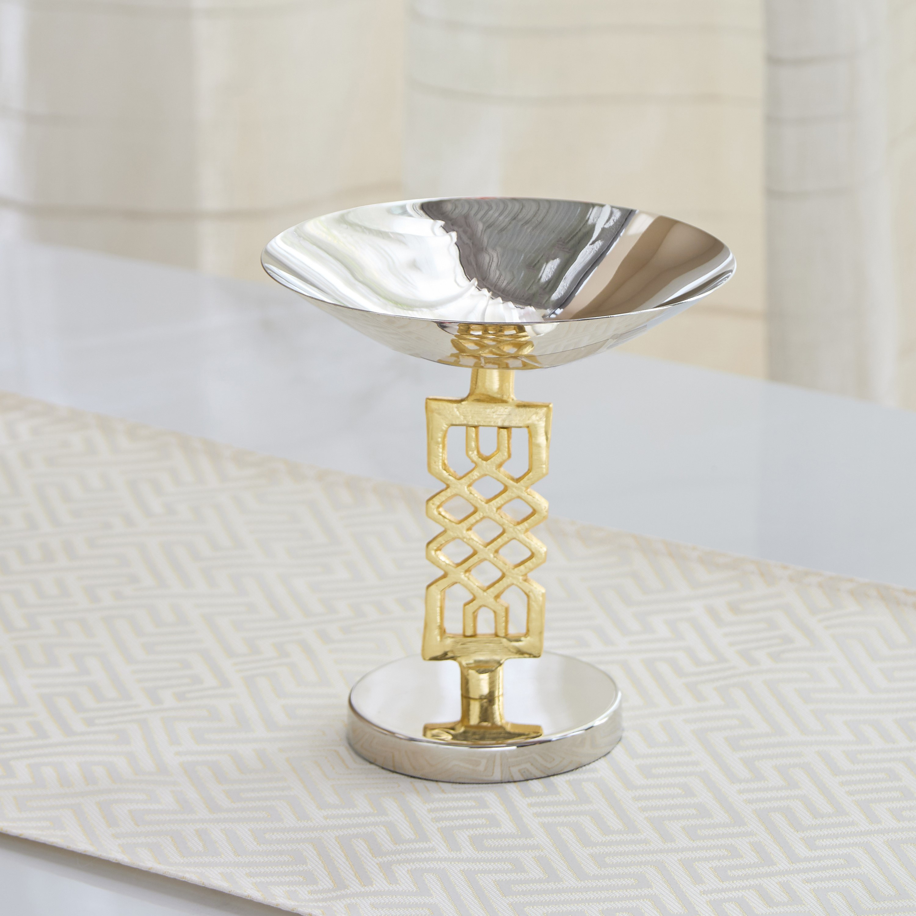 Aniq Stainless Steel Candy Dish - 16x16x15 cm-hbxdecorandfurnishings-tabletop-serveware-image-2