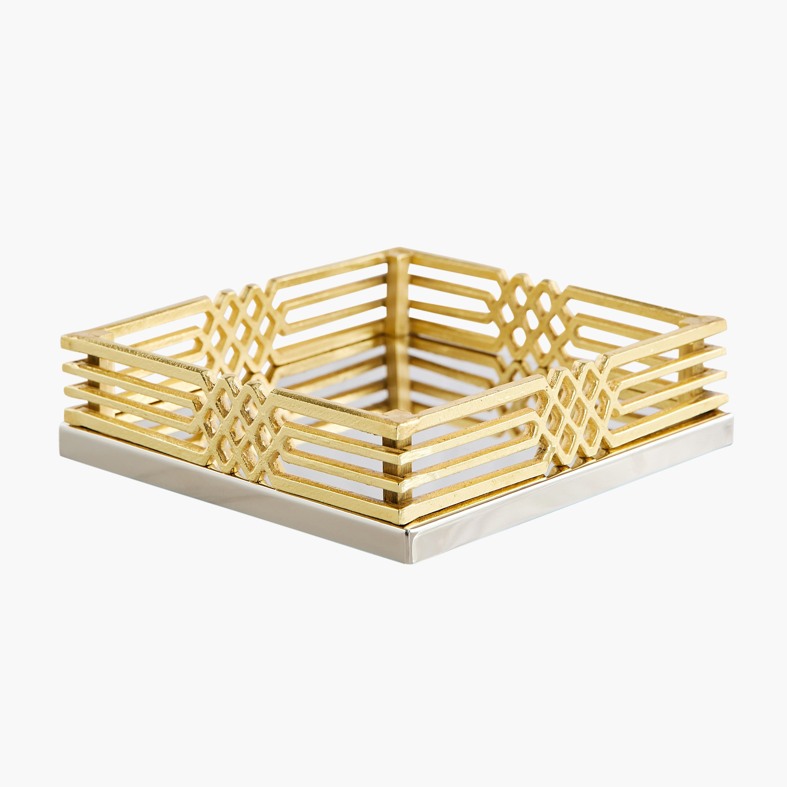 Aniq Stainless Steel Decorative Square Plate - 20x20x4 cm-PROMO_QA_HB_B1G1_WWS_271025-image-5
