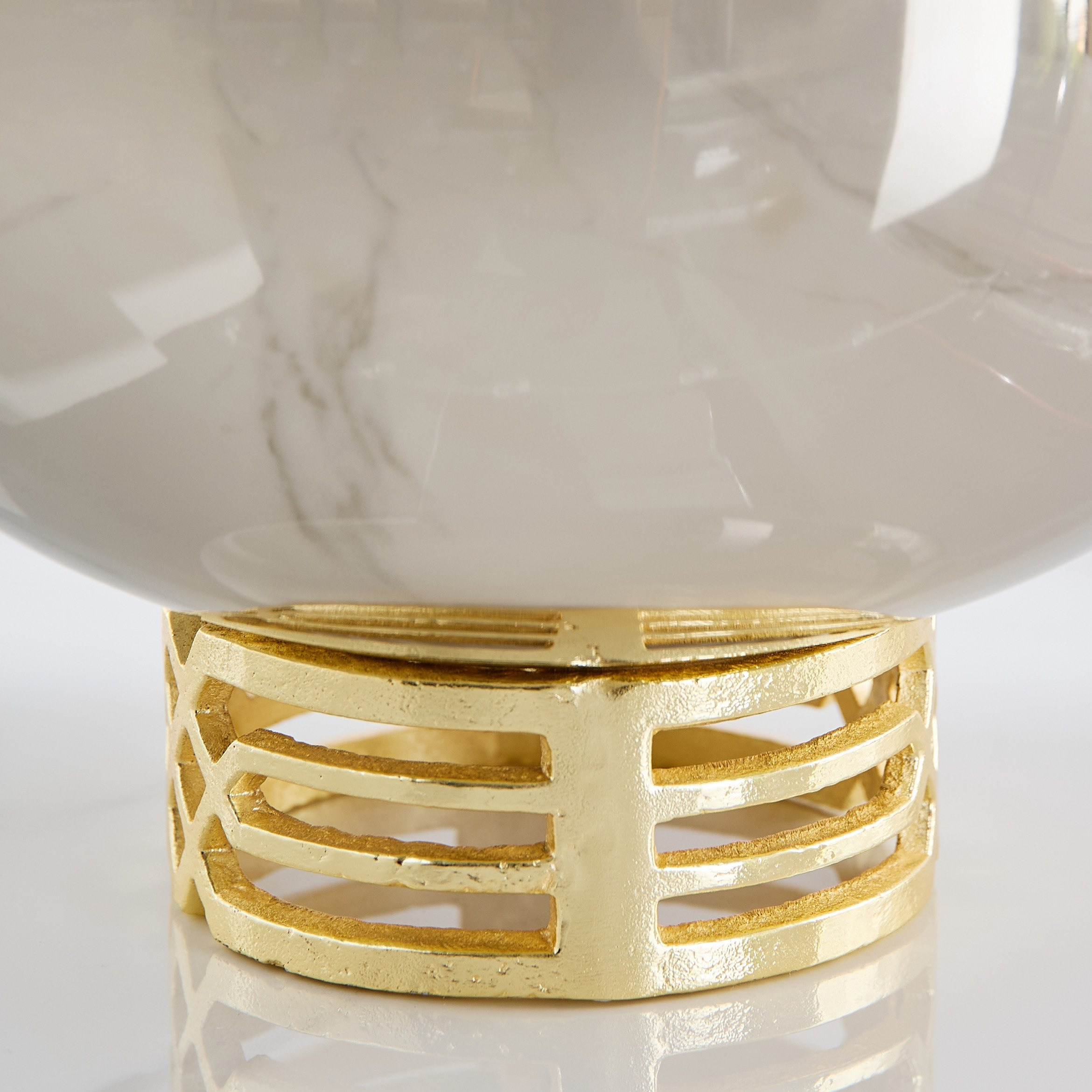 وعاء ديكور ستانلس ستيل من أنيق - 25x25x4 سم-hbxdecorandfurnishings-homeaccessories-bowls-image-3