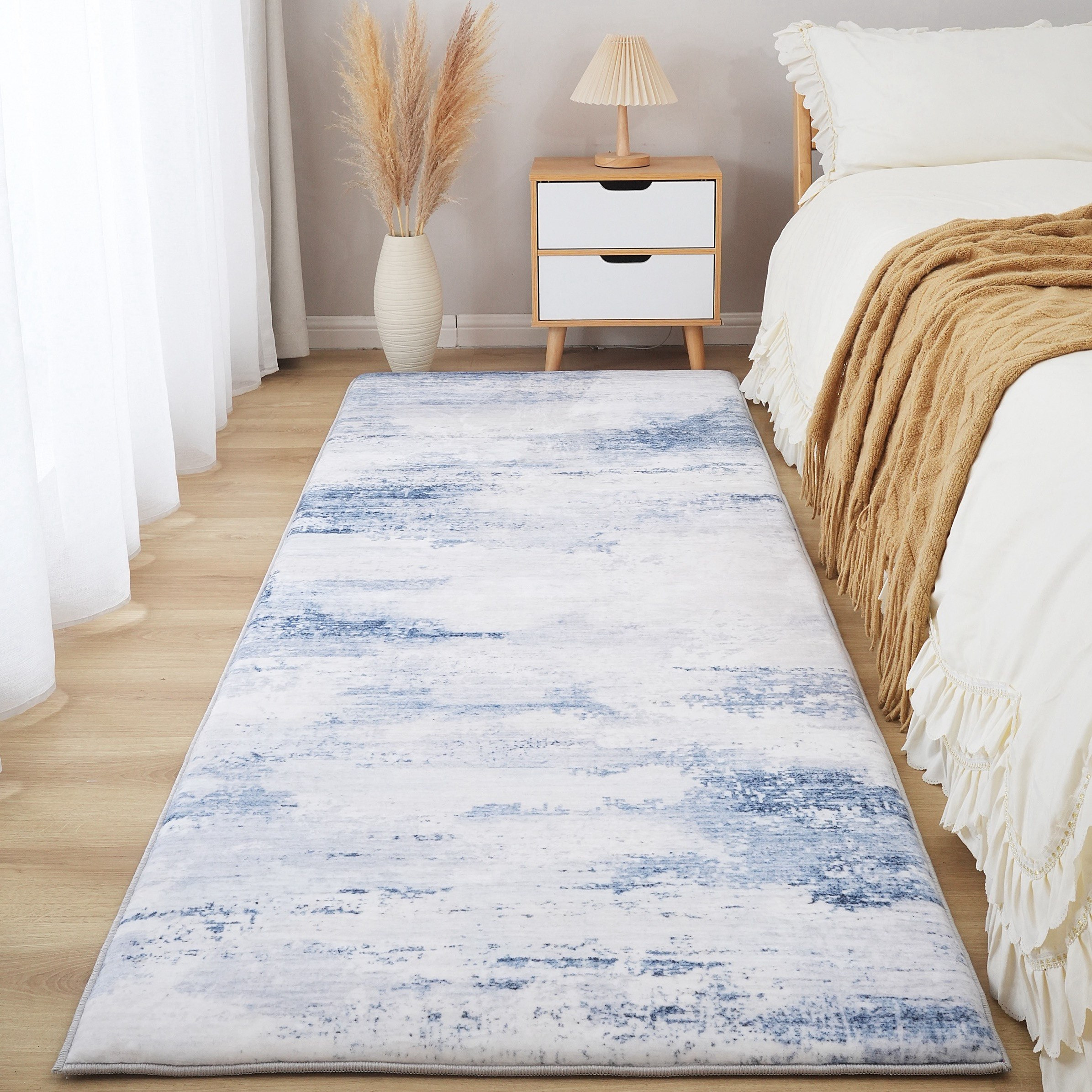 Cloud Walk Printed Sponge Rug - 80x230 cm-hbxdecorandfurnishings-floorcoverings-rugs-image-1