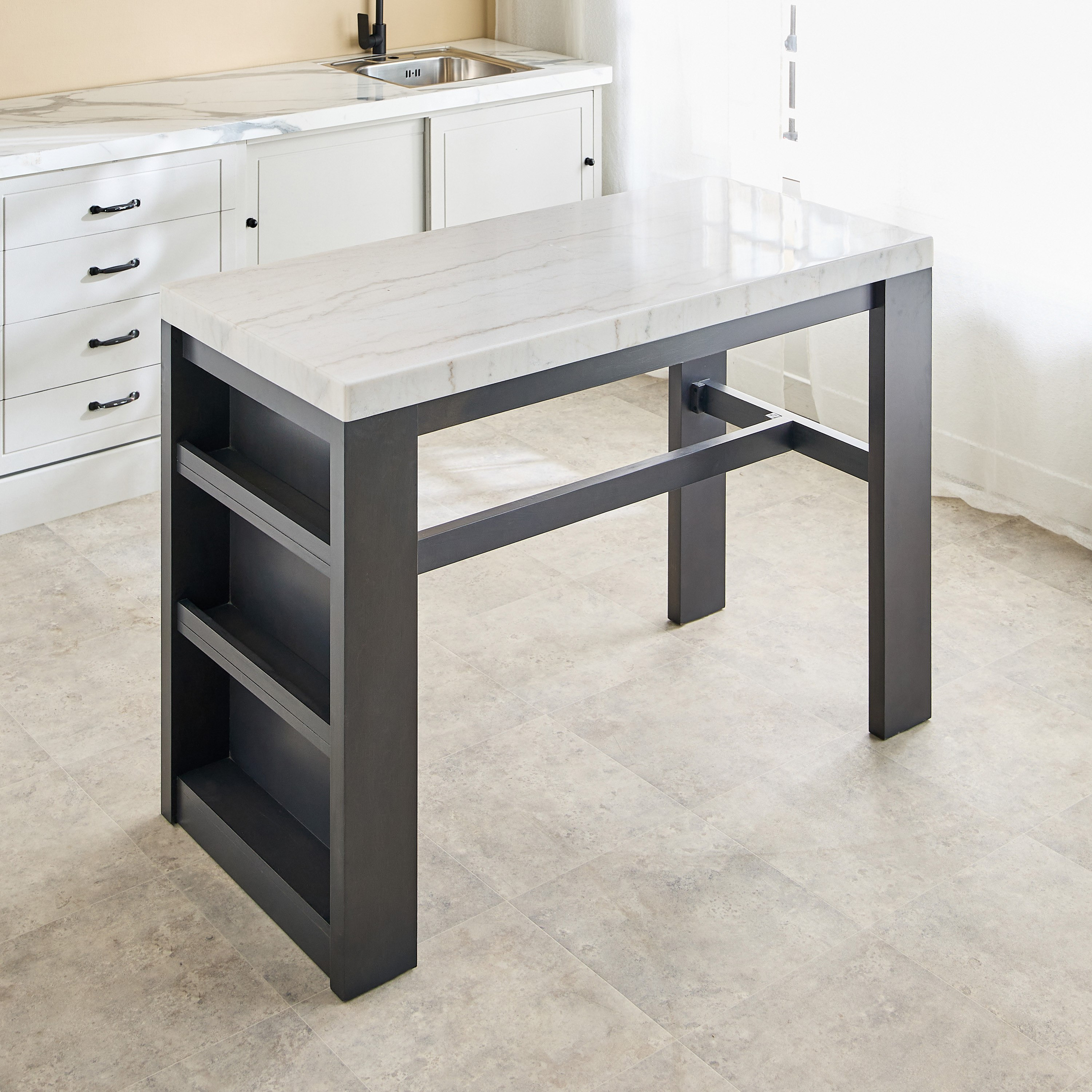 Orlando NXT 4-Seater Genuine Marble Top Kitchen Island Set-hbxdiningroom-diningtablesandsets-diningsets-fourseater-image-3