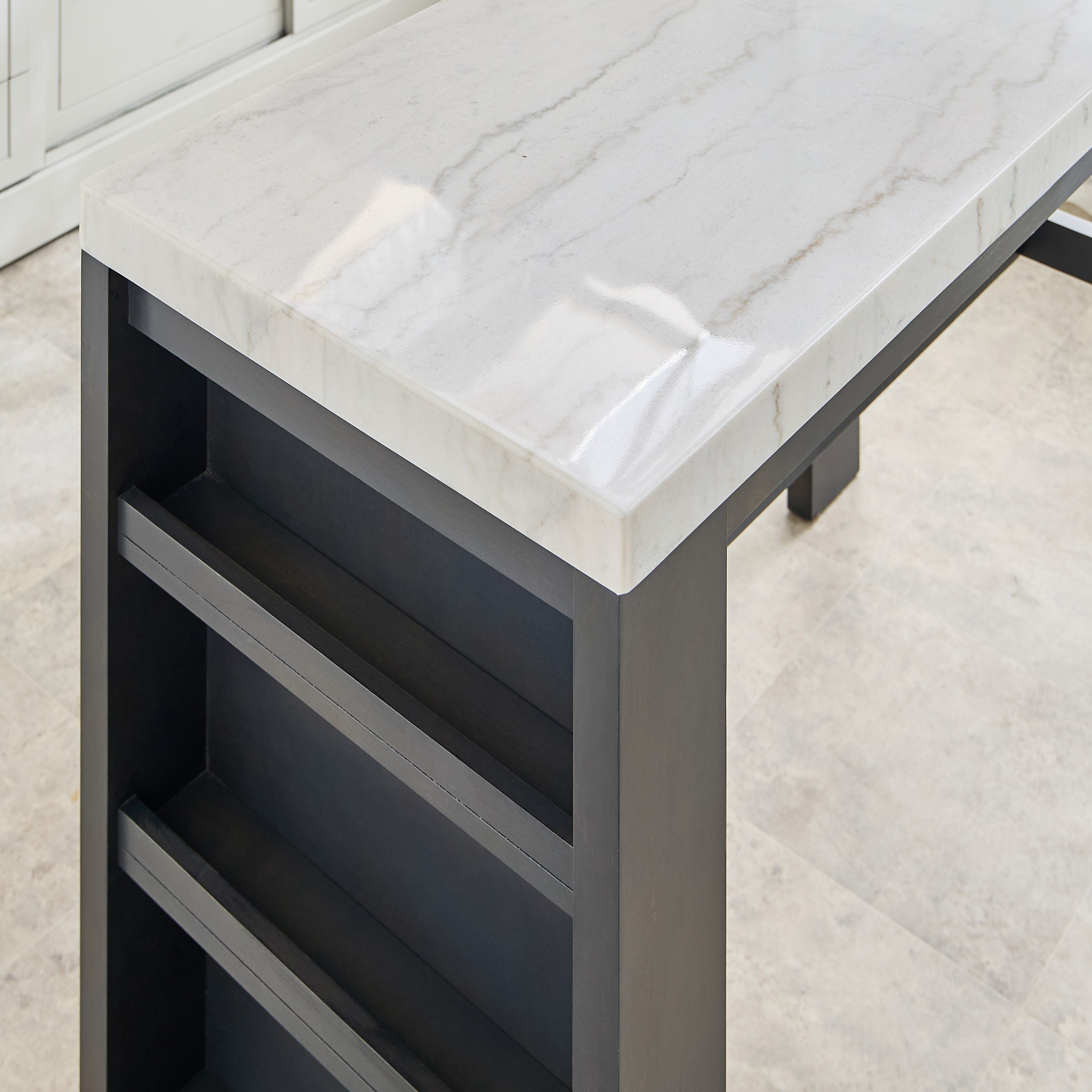 Orlando NXT 4-Seater Genuine Marble Top Kitchen Island Set-hbxdiningroom-diningtablesandsets-diningsets-fourseater-image-4