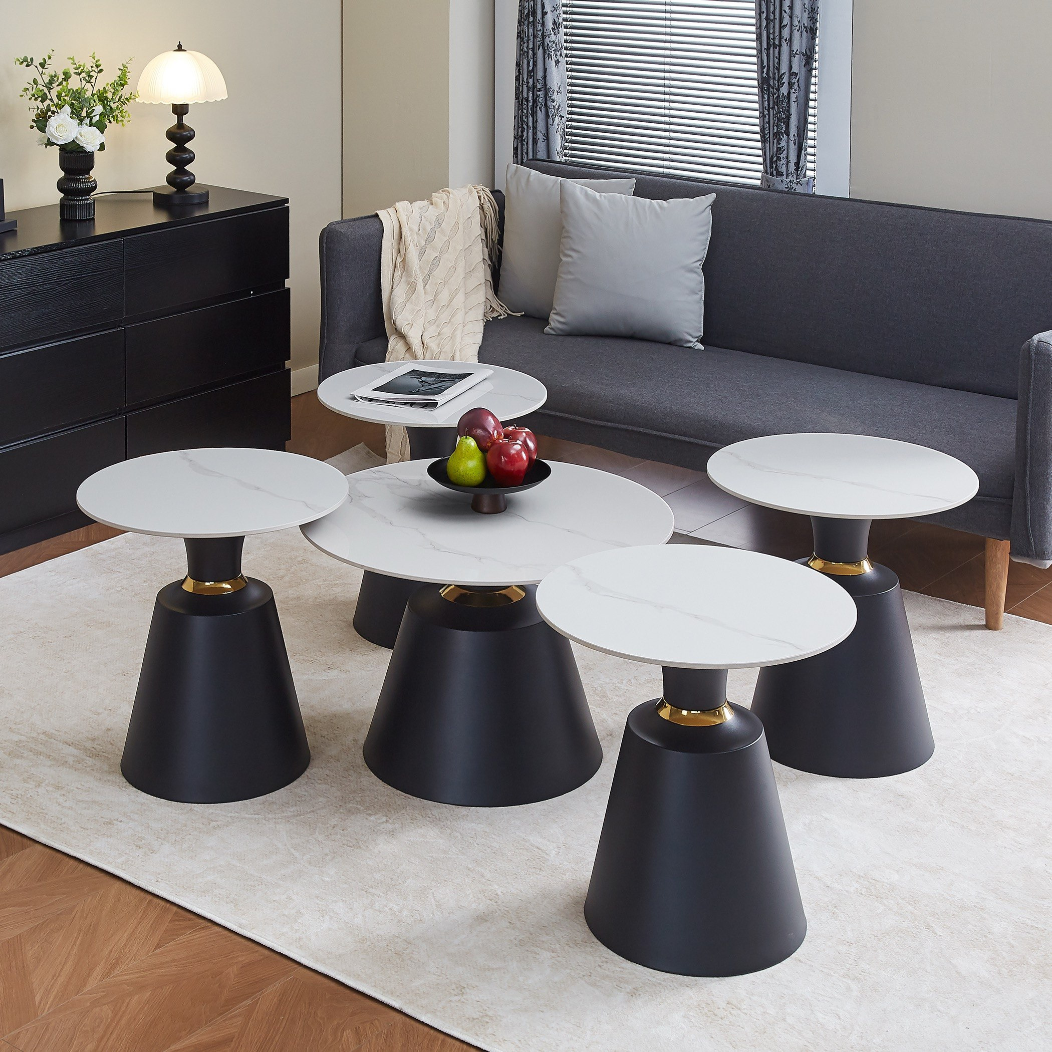 Movo Bethany Sintered Stone Coffee Table - Set of 5-PROMO_HB_UAE_HBX10_250526-image-1