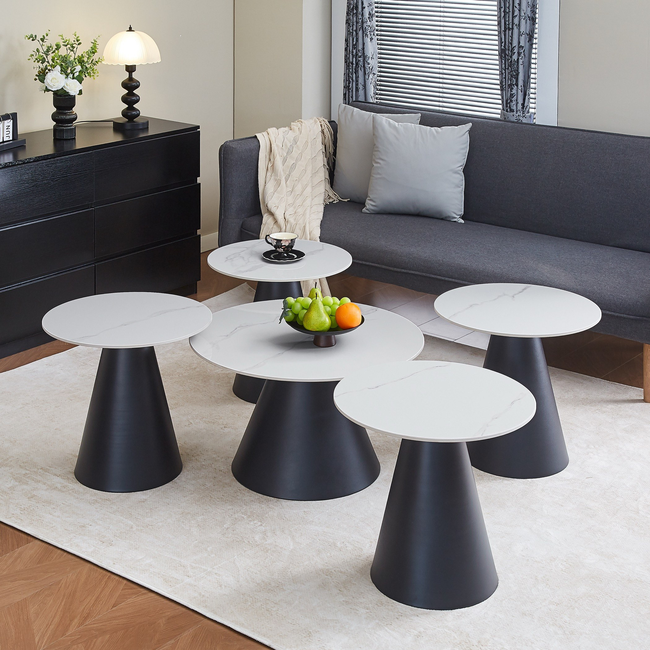 Movo Sphere Sintered Stone Coffee Table - Set of 5-PROMO_HB_UAE_HBX10_280126-image-1