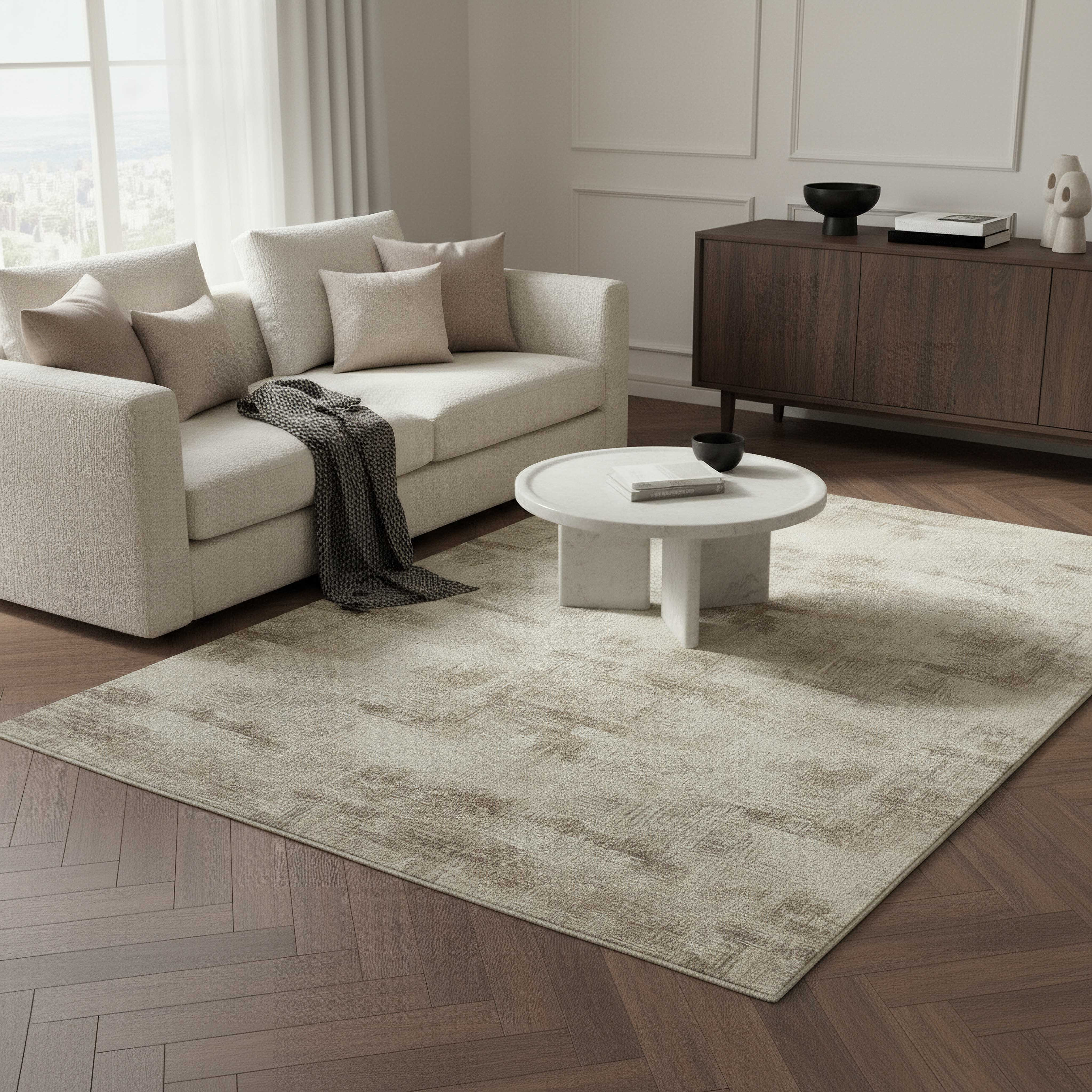 Vigo Merge Anti Skid Polypropylene Rug - 200x300 cm-hbxdecorandfurnishings-floorcoverings-rugs-image-3