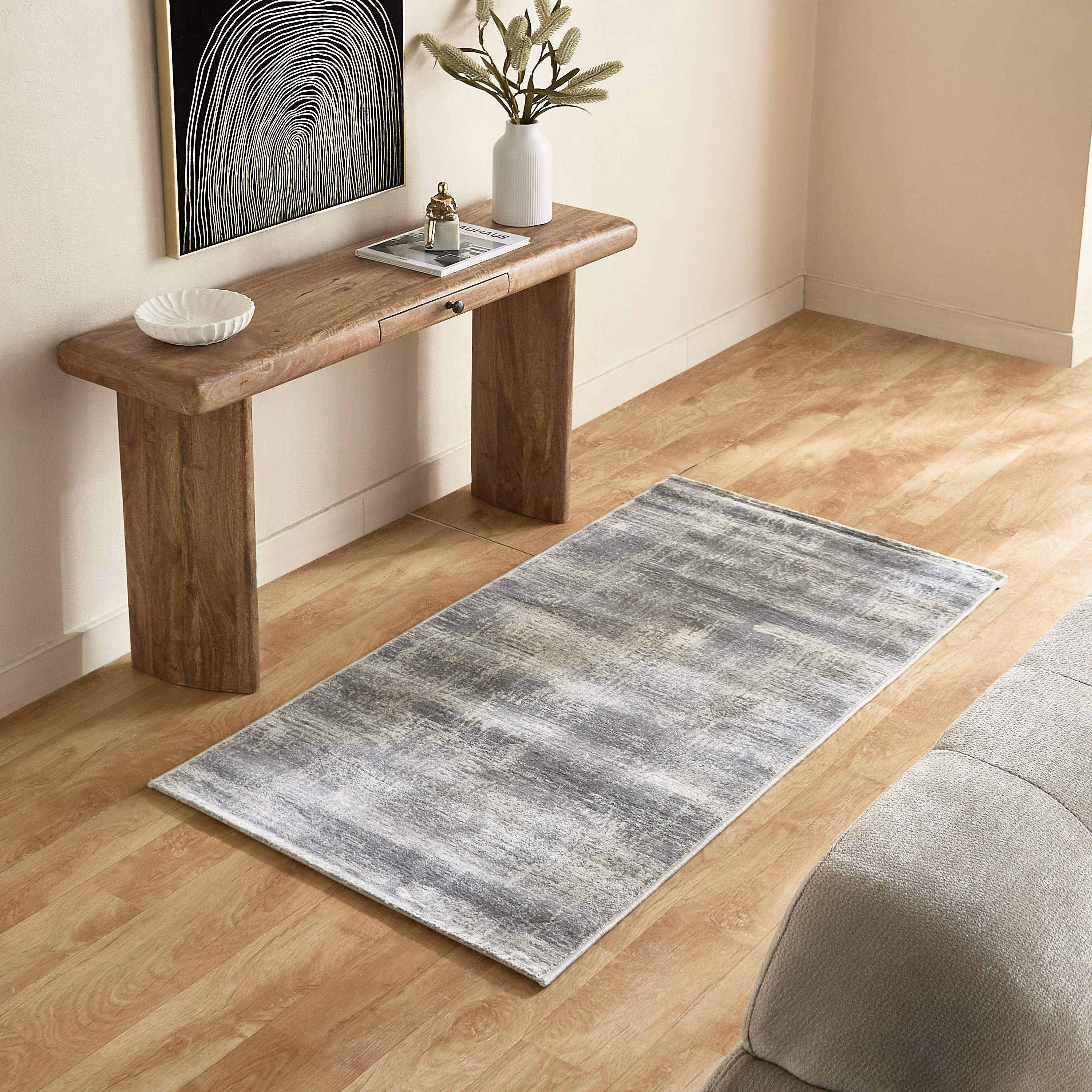 Vigo Merge Anti Skid Polypropylene Rug - 80x150 cm-hbxdecorandfurnishings-floorcoverings-rugs-image-4