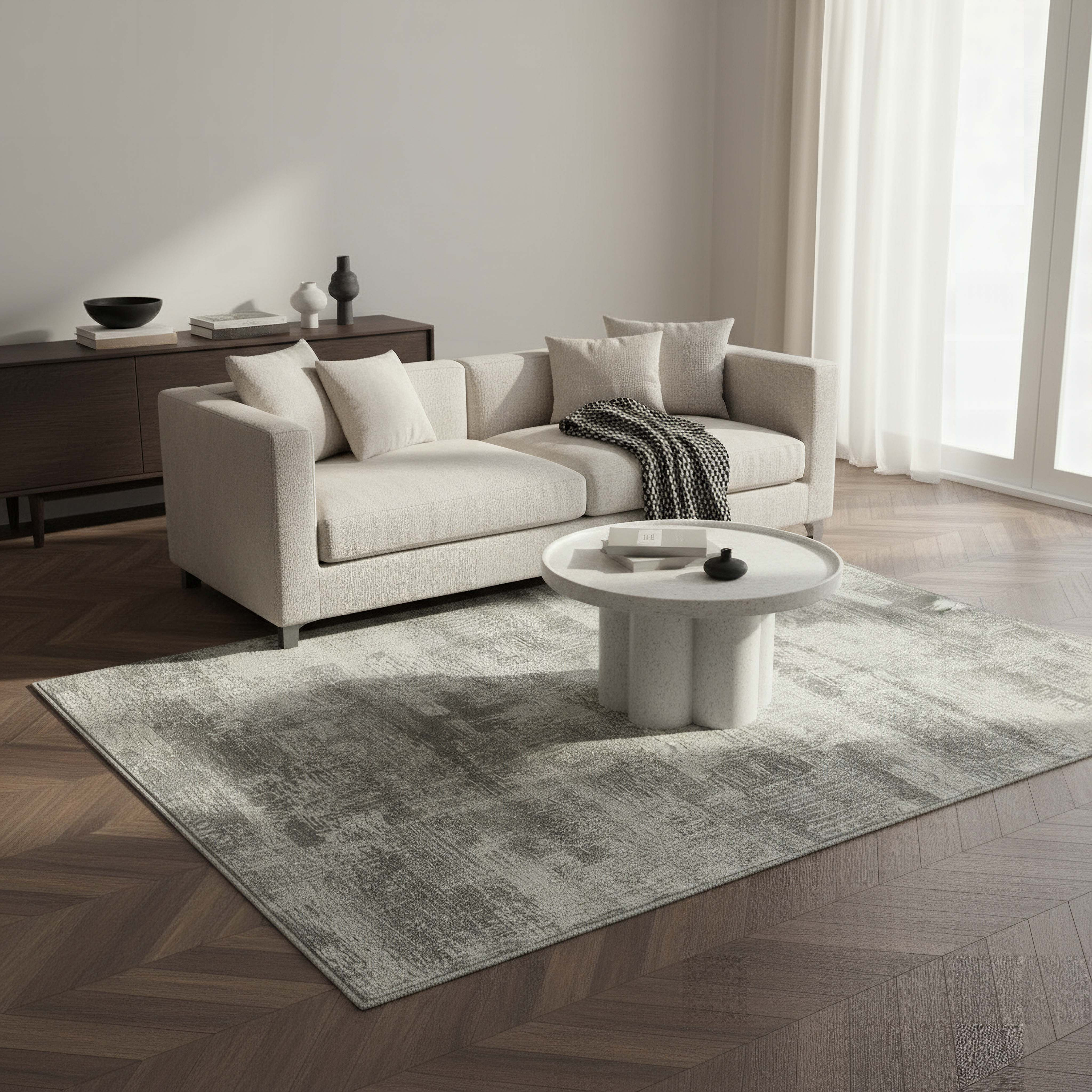 Vigo Merge Anti Skid Polypropylene Rug - 120x170 cm-hbxdecorandfurnishings-floorcoverings-rugs-image-3
