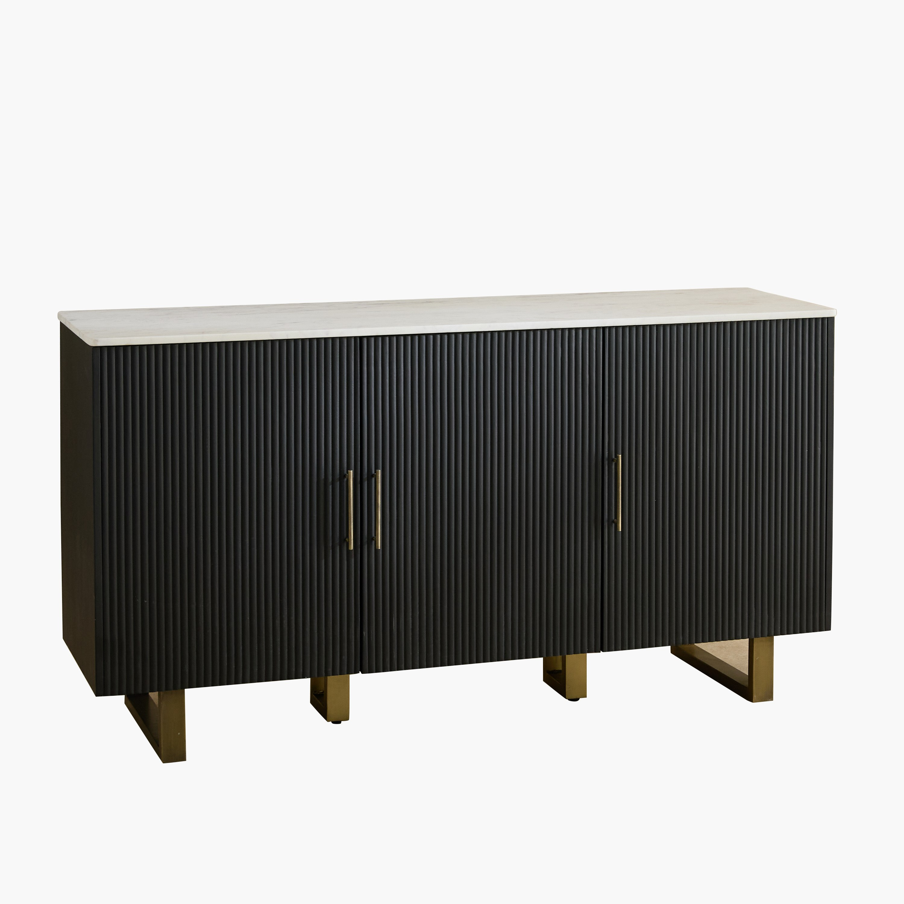 Cavon Fabio Portola 1.6 Metre 3-Door Solid Wood Sideboard with Genuine Marble Top-hbxfurniture-diningroom-buffetsandsideboards-image-10