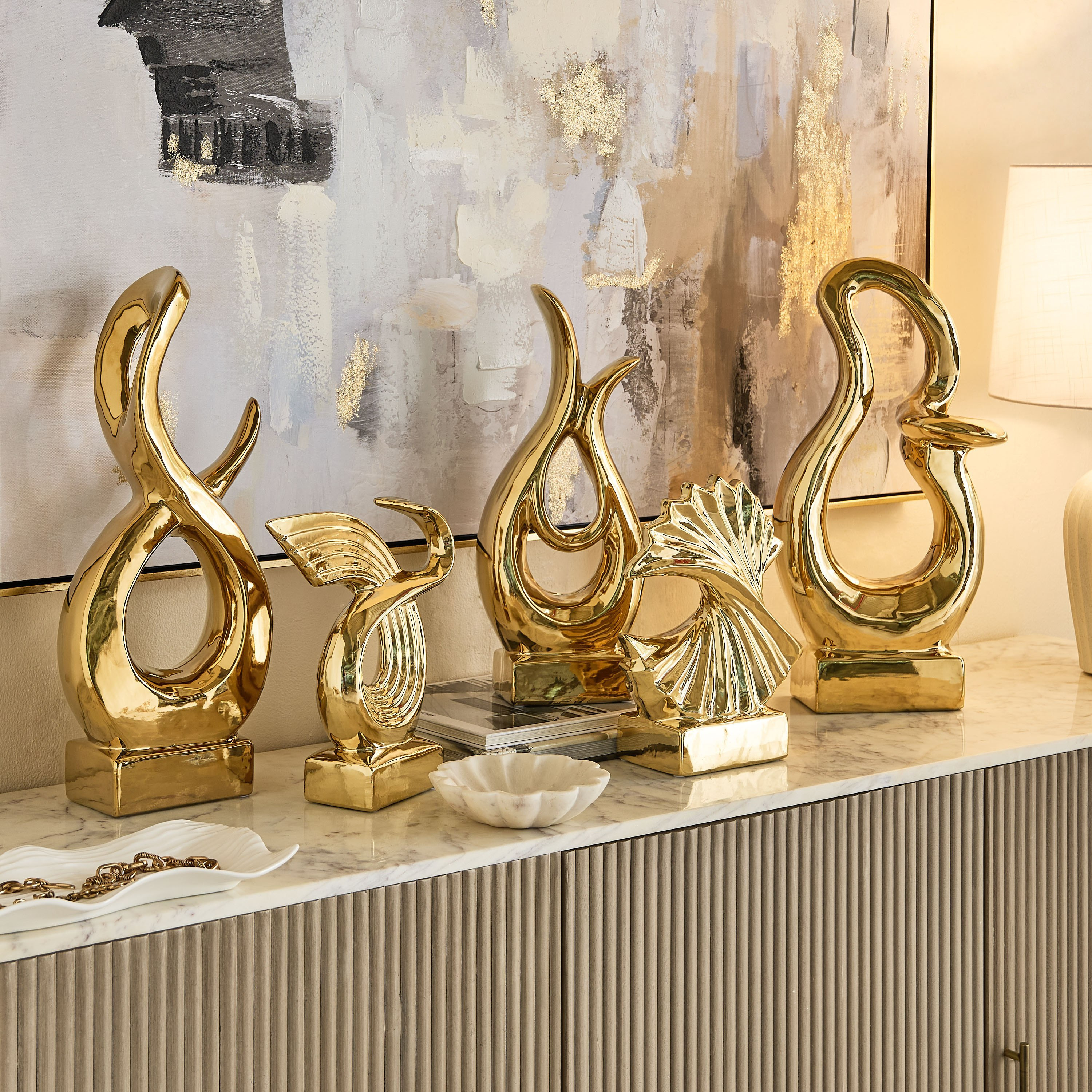 Casa Titany Premium Ceramic Accent - 22.8x9.5x28.5 cm-hbxhomeware-homedecor-figurinesandornaments-image-7