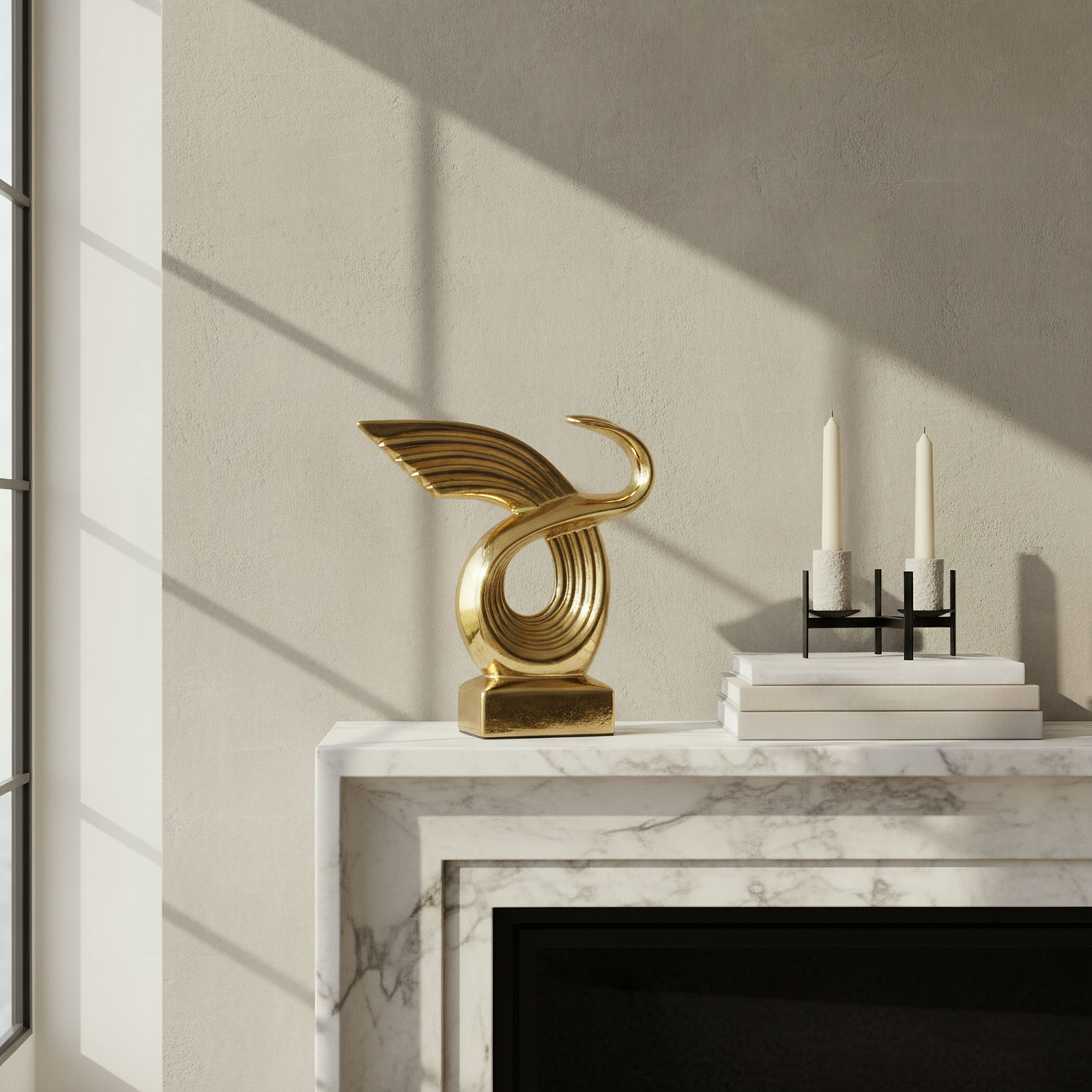 Casa Titany Premium Ceramic Accent - 26.7x7.5x26 cm-hbxhomeware-homedecor-figurinesandornaments-image-3