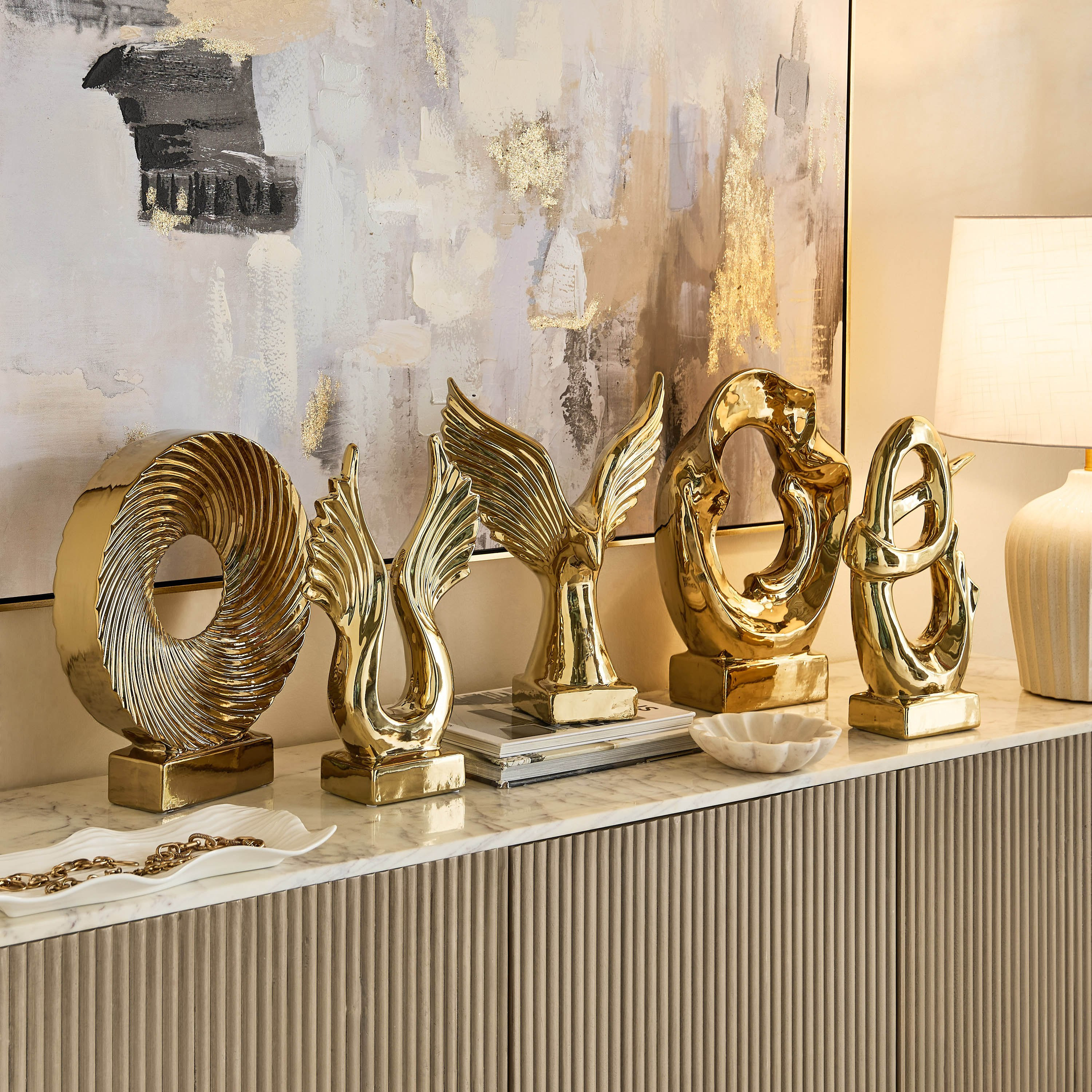 Casa Titany Big Size Premium Ceramic Accent - 37x10x28 cm-hbxhomeware-homedecor-figurinesandornaments-image-7